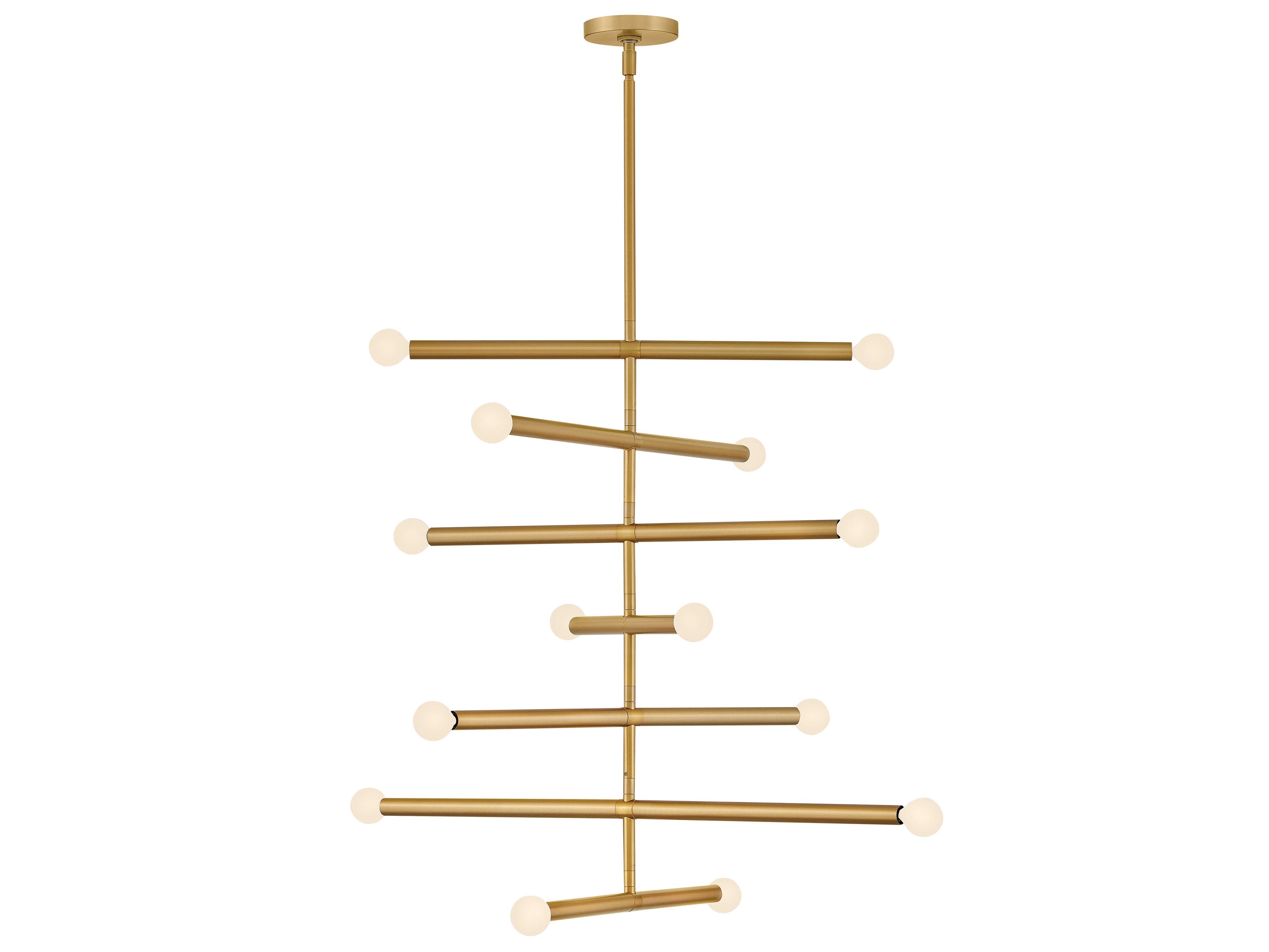 Lark Living Millie 14-Light Lacquered Brass Chandelier