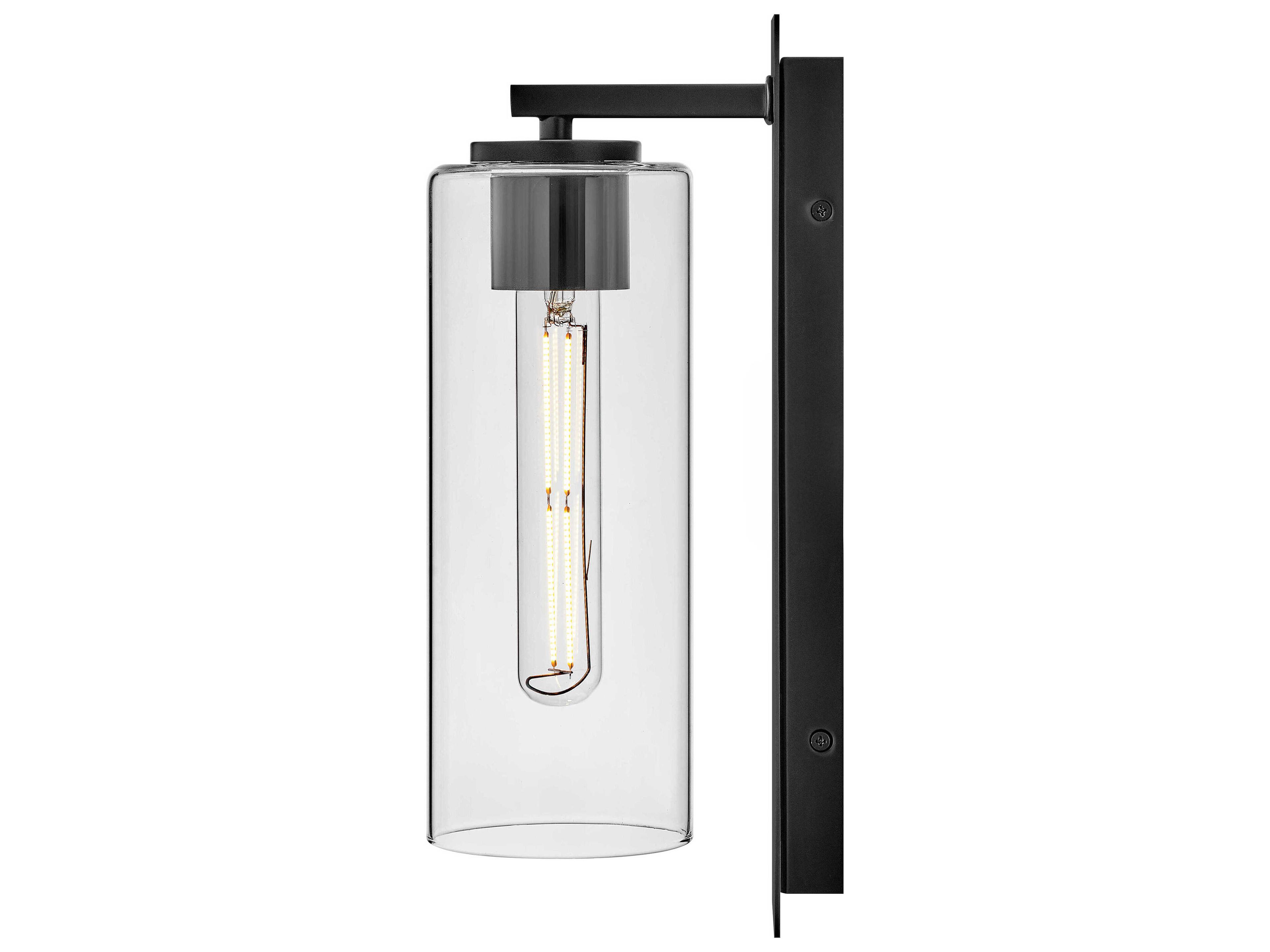 Lark Living Lane 1-Light Black Wall Sconce
