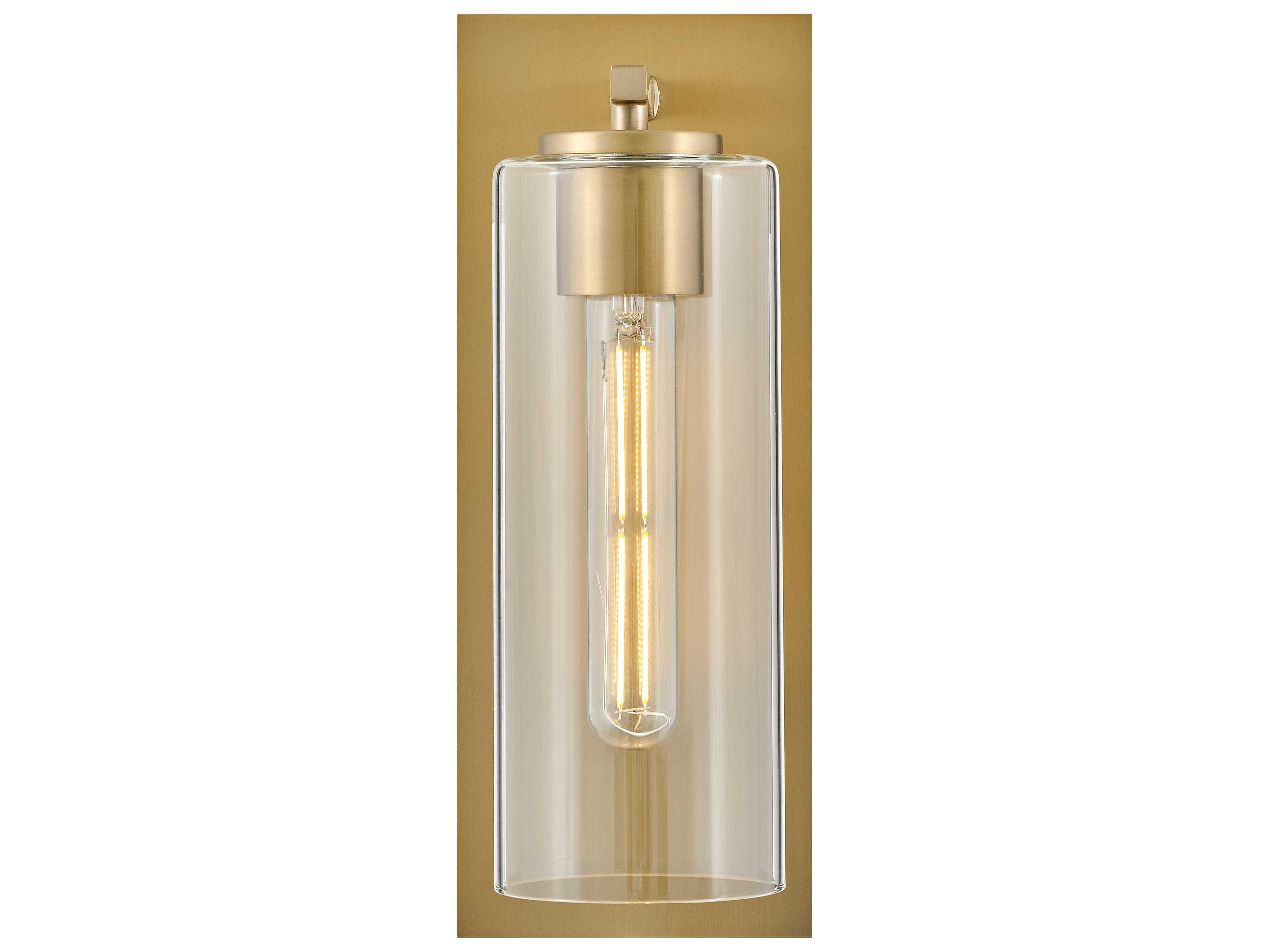 Lark Living Lane 1-Light Lacquered Brass Wall Sconce