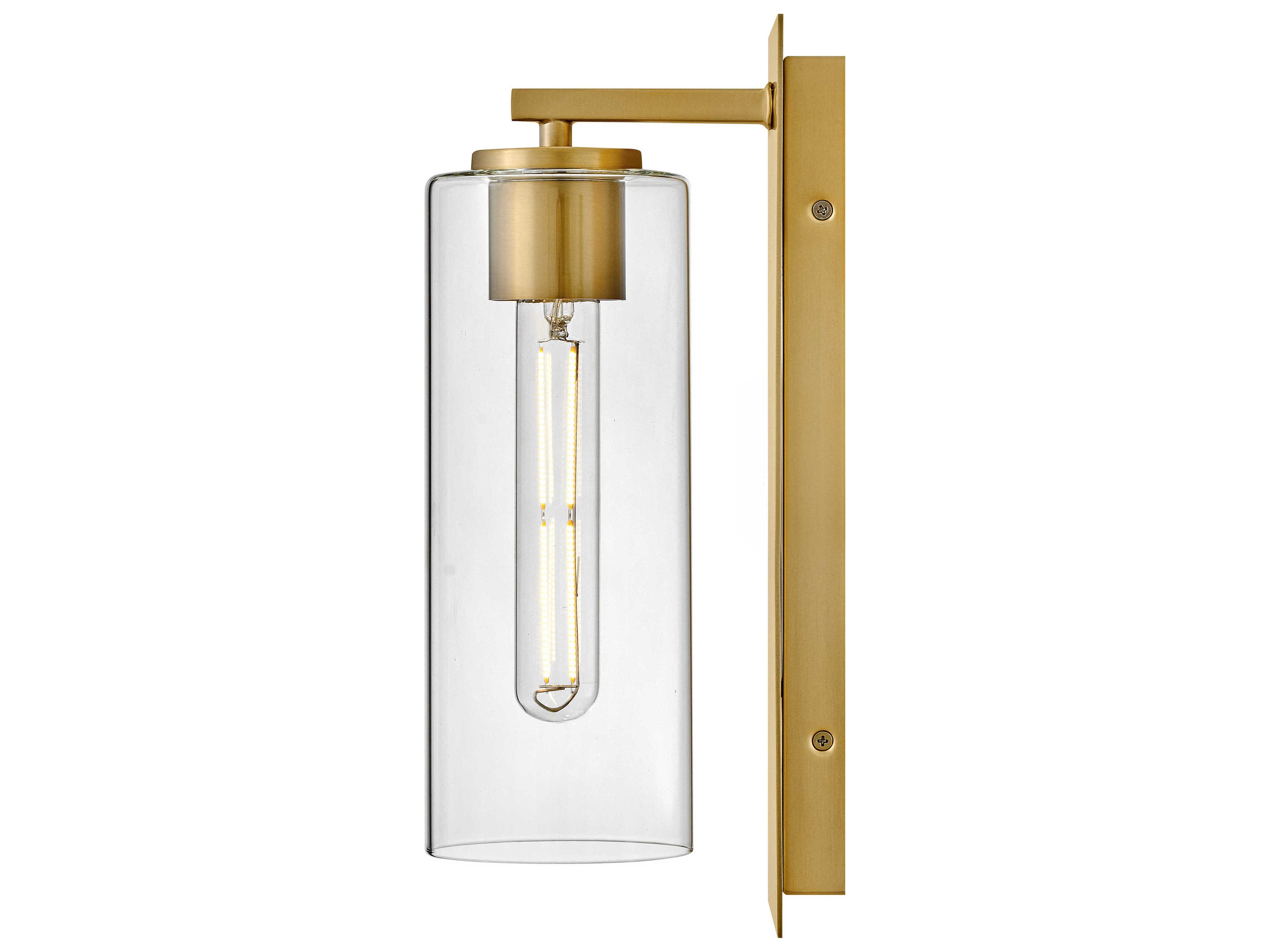 Lark Living Lane 1-Light Lacquered Brass Wall Sconce