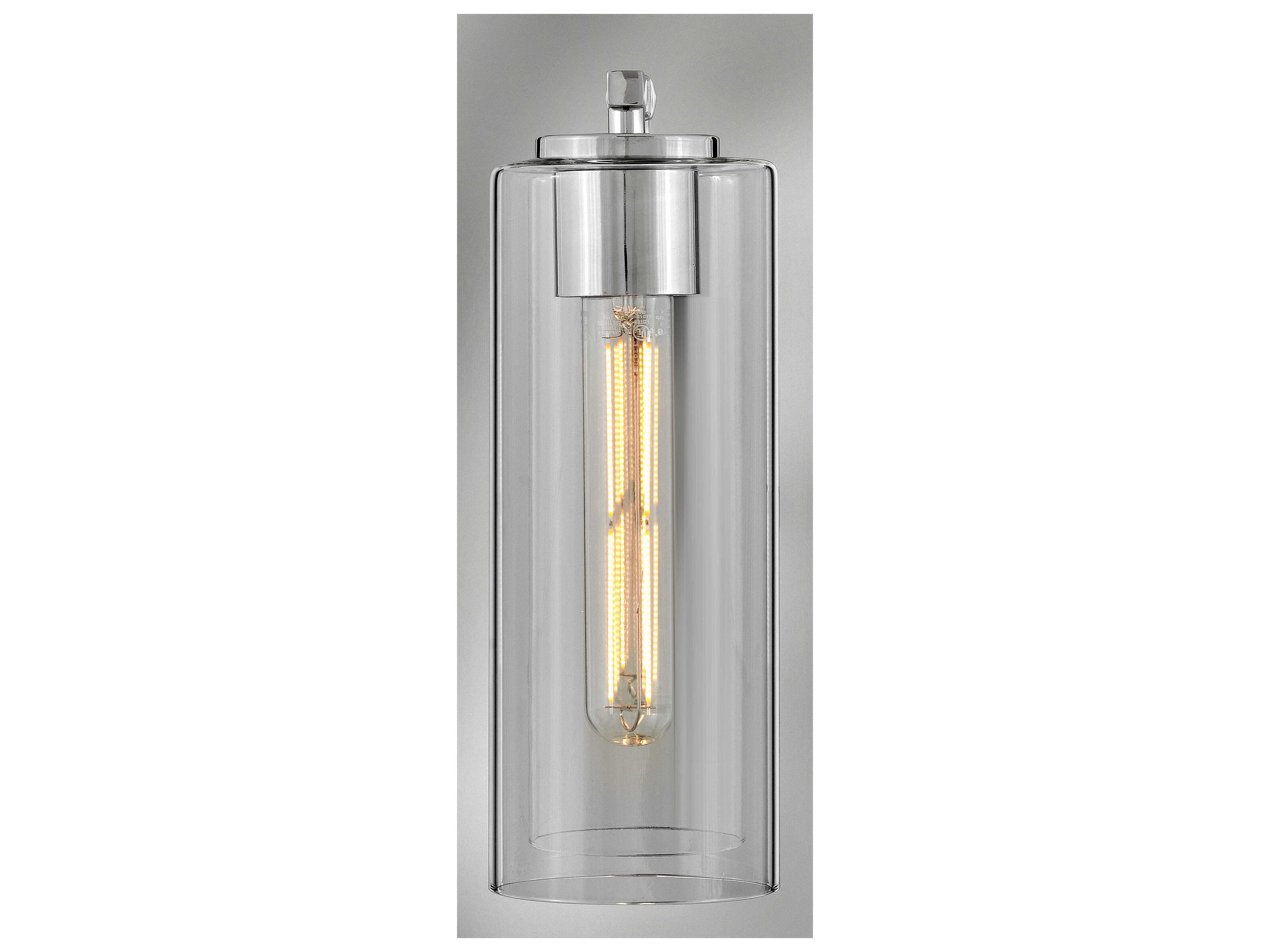 Lark Living Lane 1-Light Polished Nickel Wall Sconce