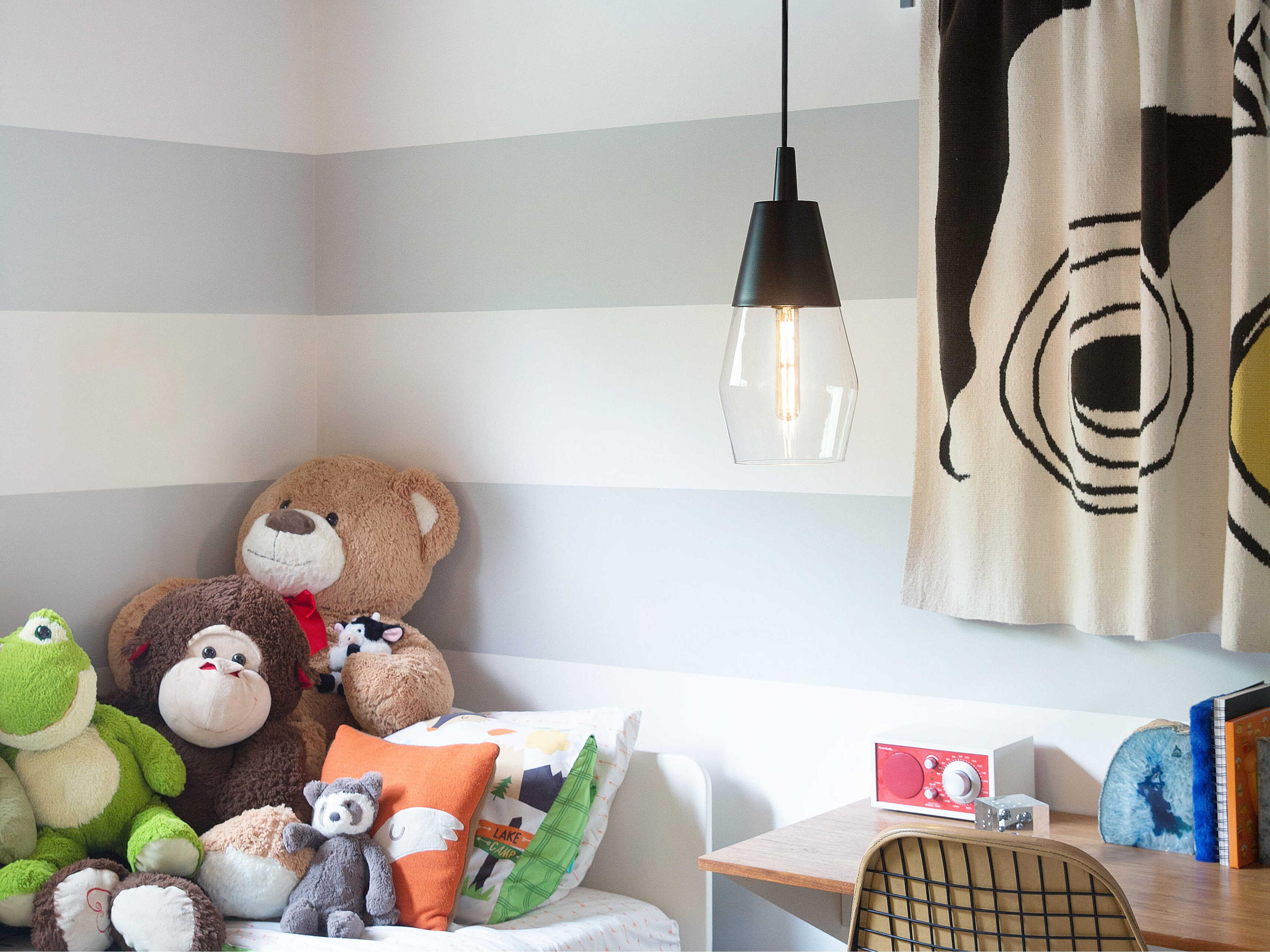 Lark Living Livie 1-Light Black Mini Pendant