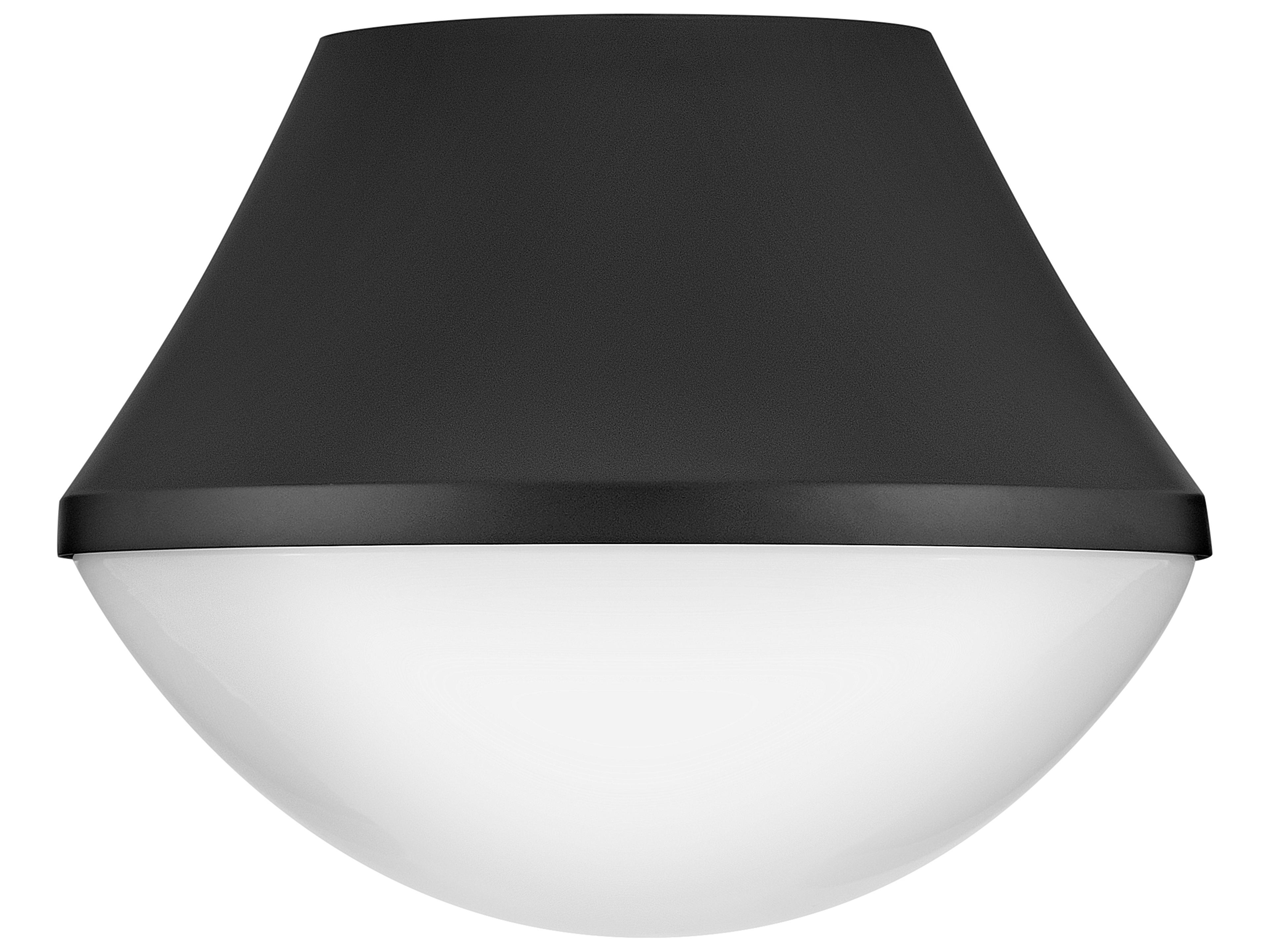Haddie 1-Light Black Flush Mount