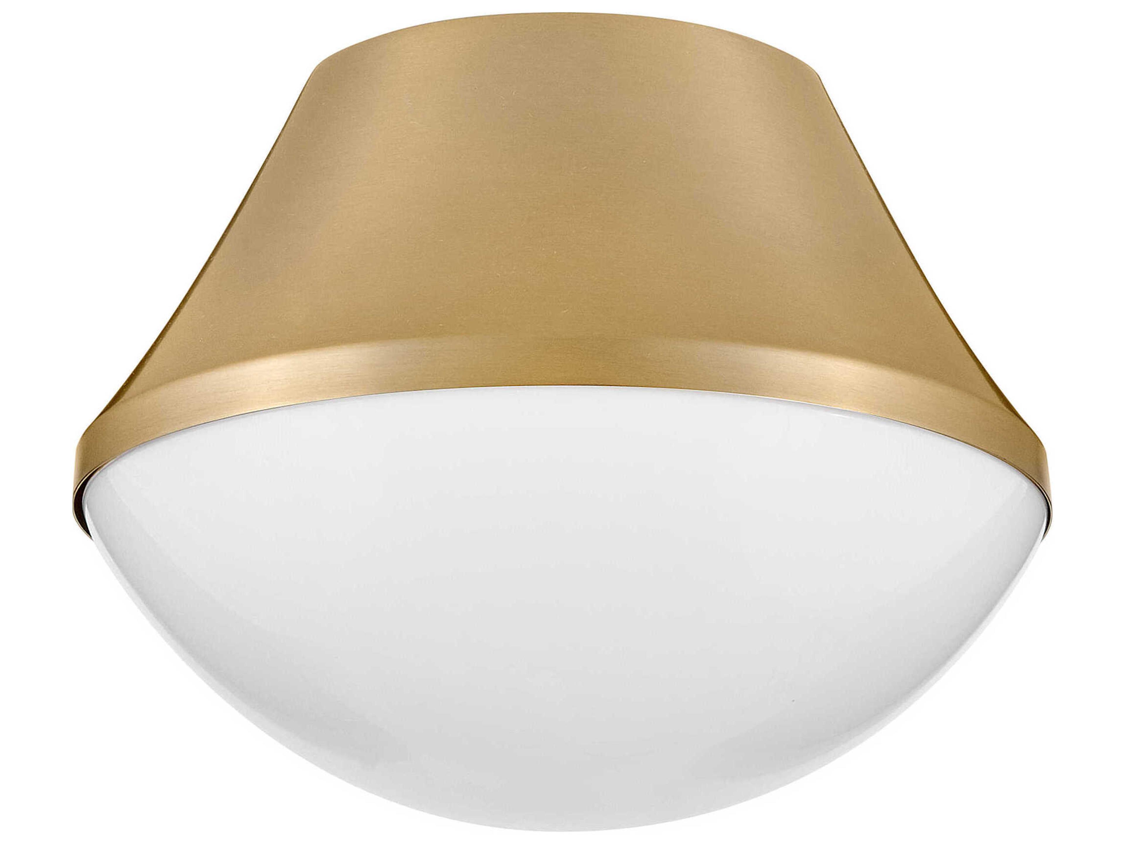 Lark Living Haddie 1-Light Lacquered Brass Flush Mount