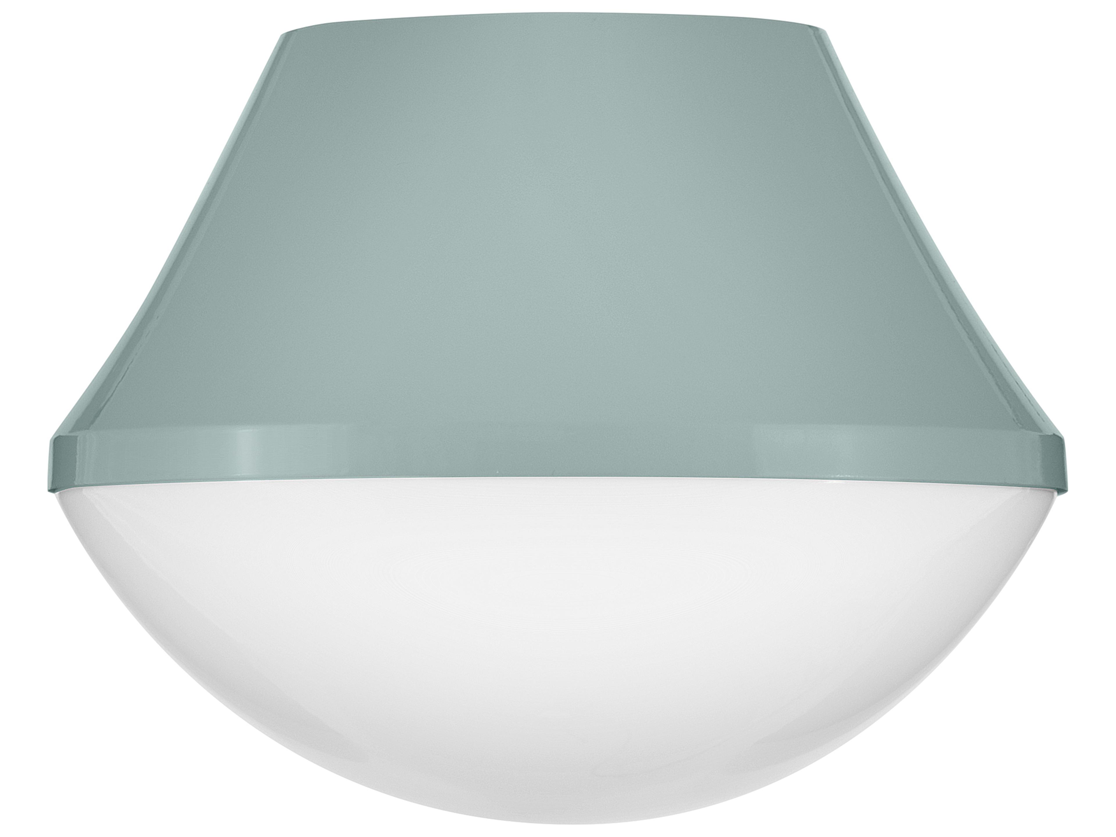 Haddie 1-Light Seafoam Green Flush Mount