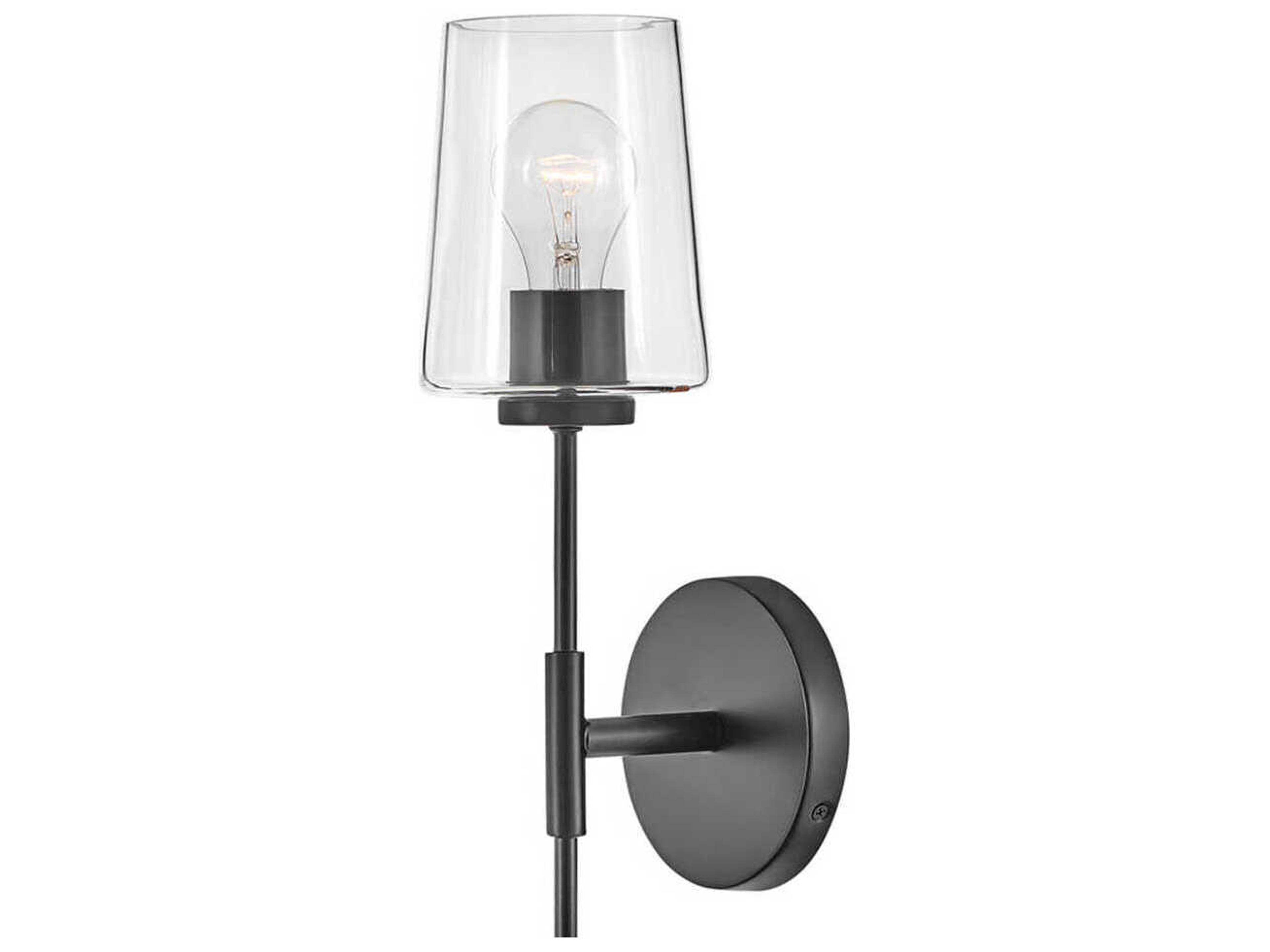 Lark Living Kline 1-Light Black Wall Sconce