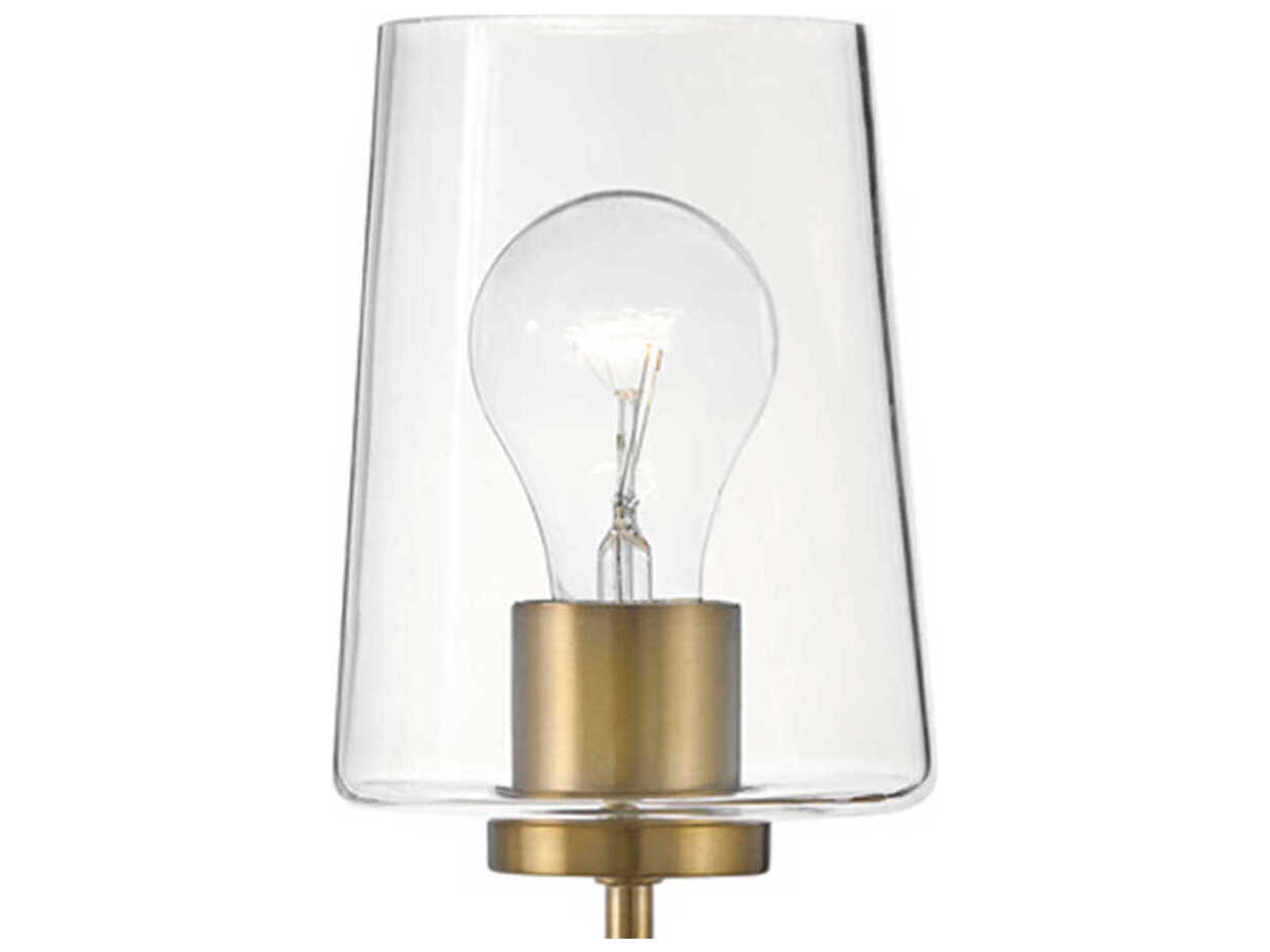 Lark Living Kline 1-Light Lacquered Brass Wall Sconce