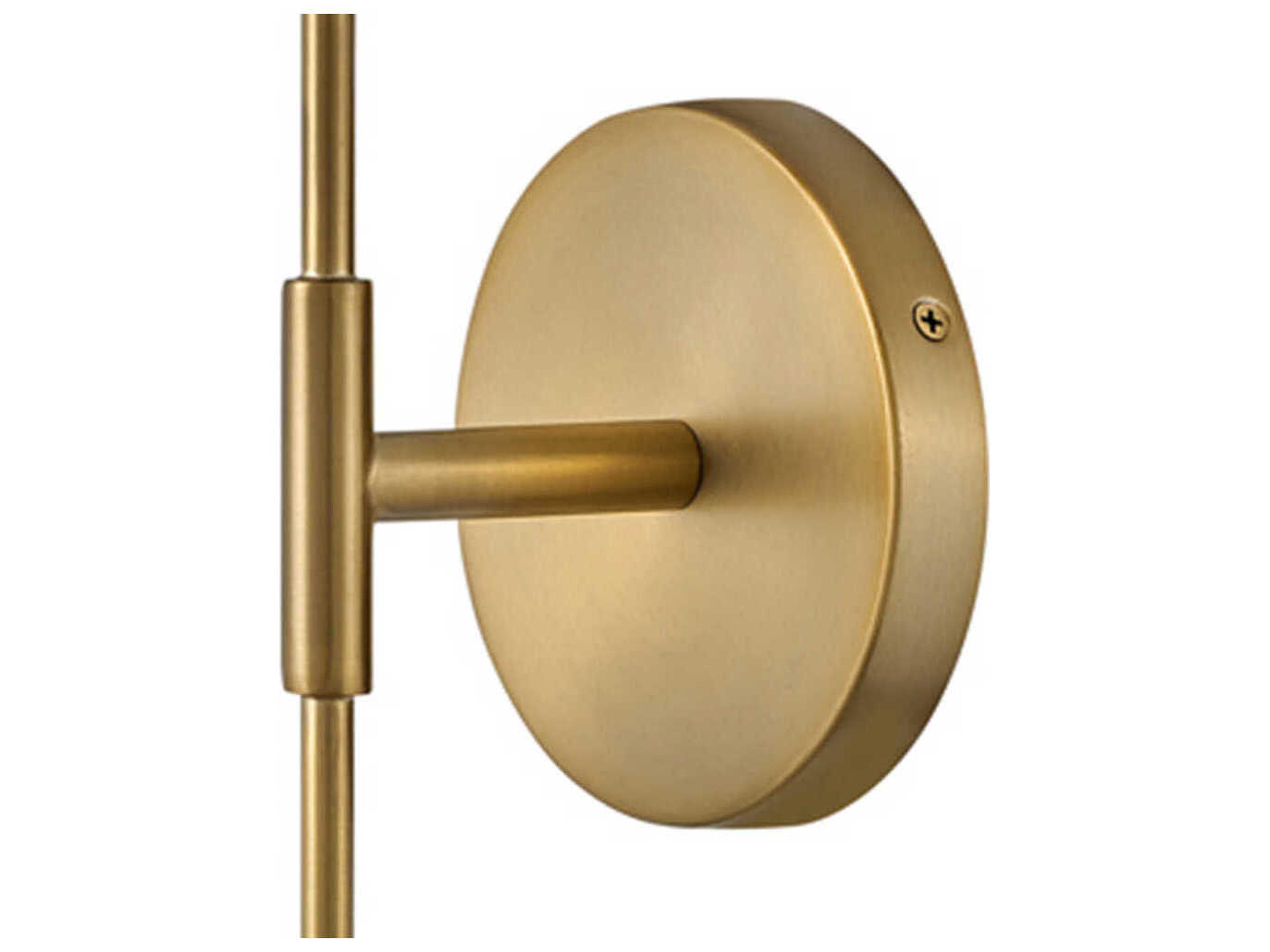 Lark Living Kline 1-Light Lacquered Brass Wall Sconce