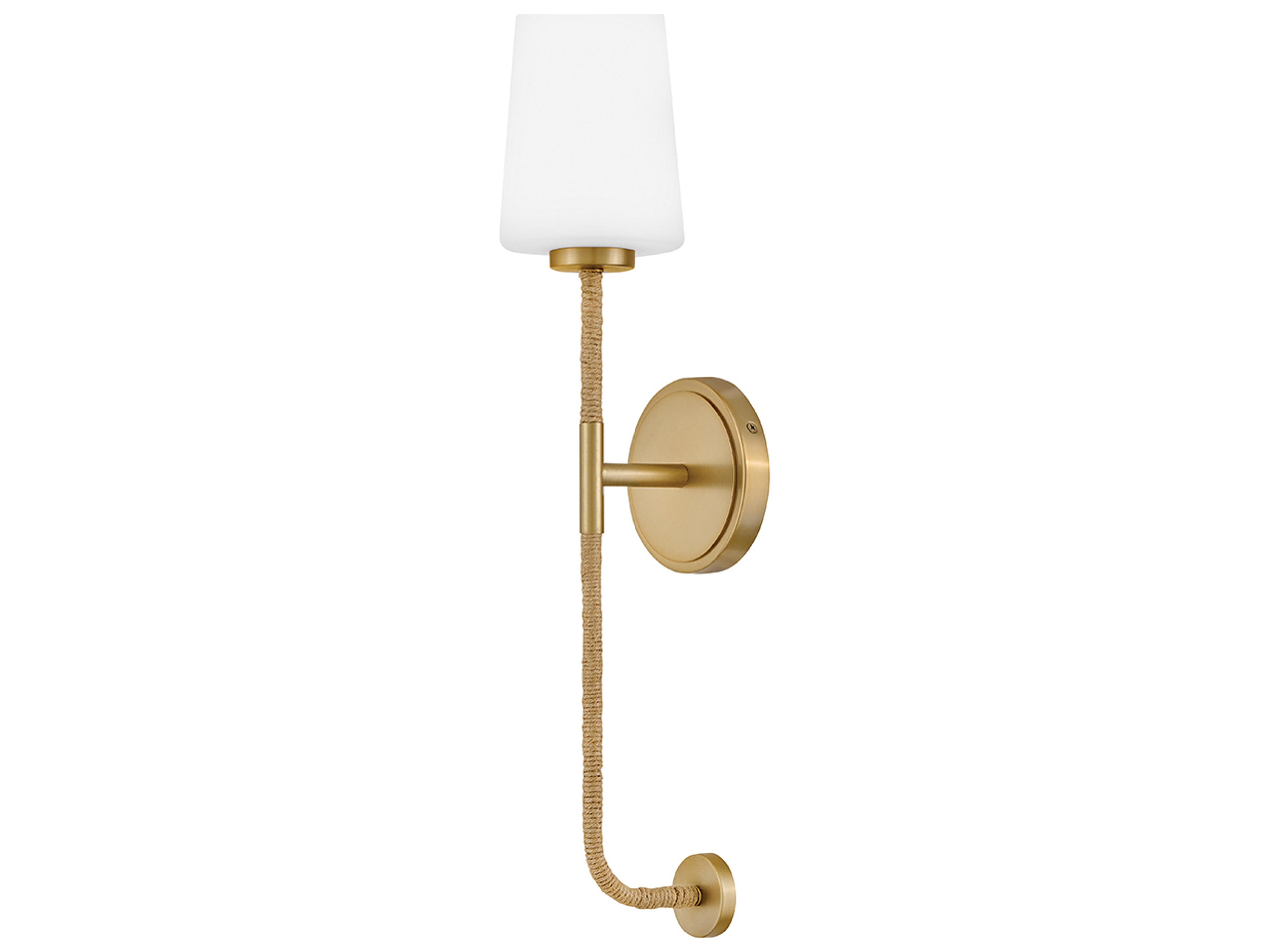 Lark Living Kline 1-Light Lacquered Brass Wall Sconce