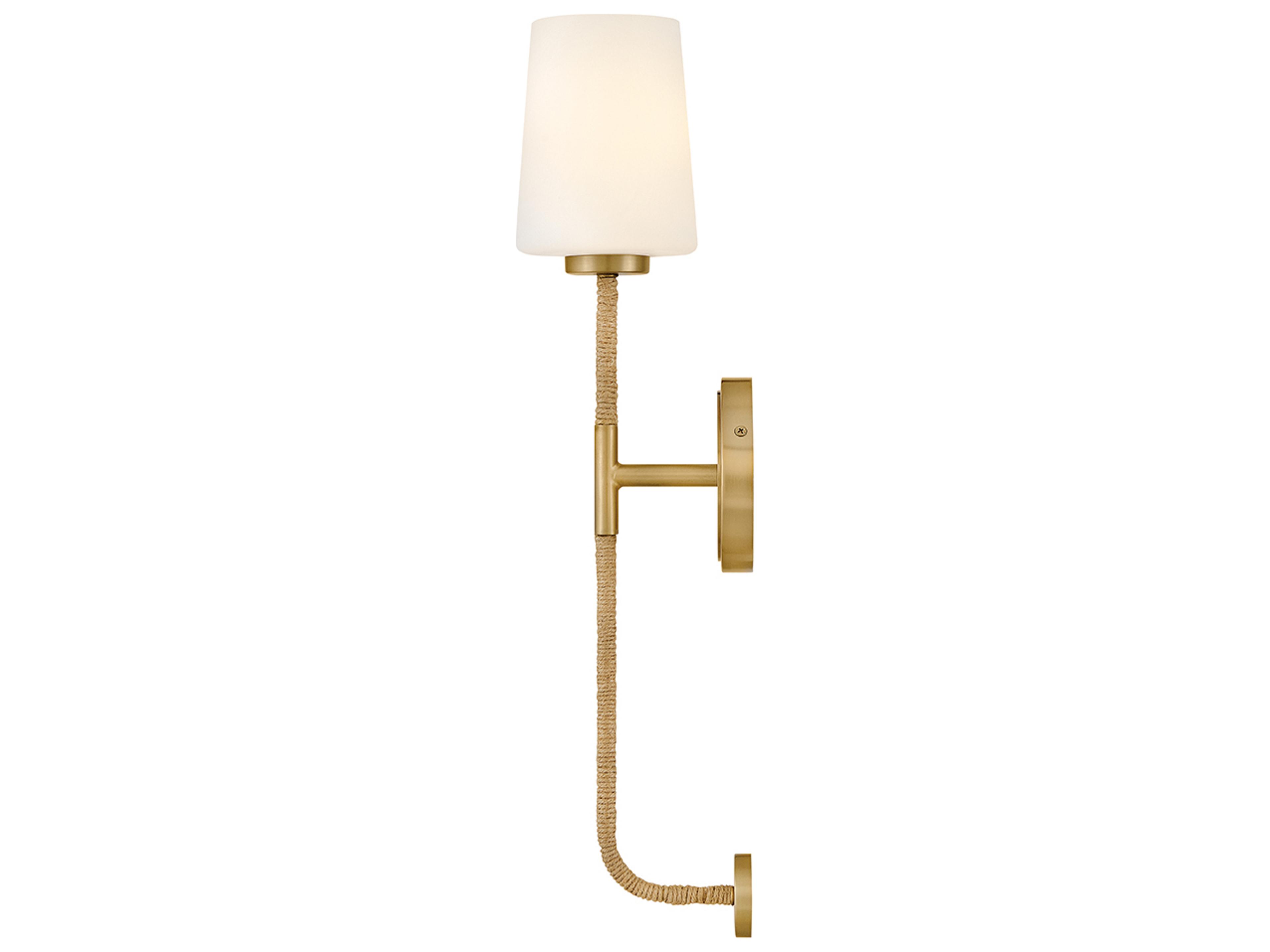 Lark Living Kline 1-Light Lacquered Brass Wall Sconce