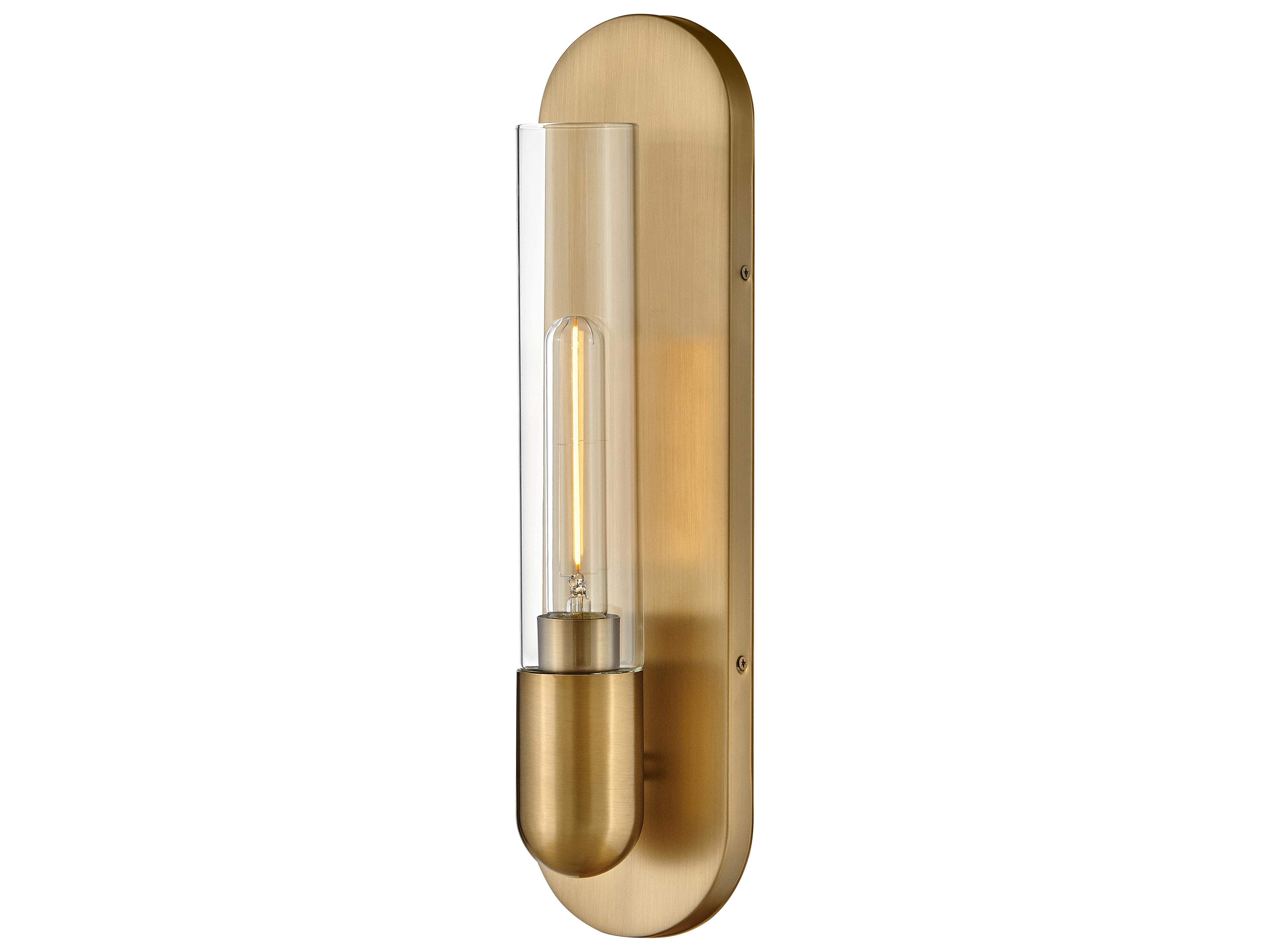 Tully Wall Sconce Lacquered Brass Modern Light