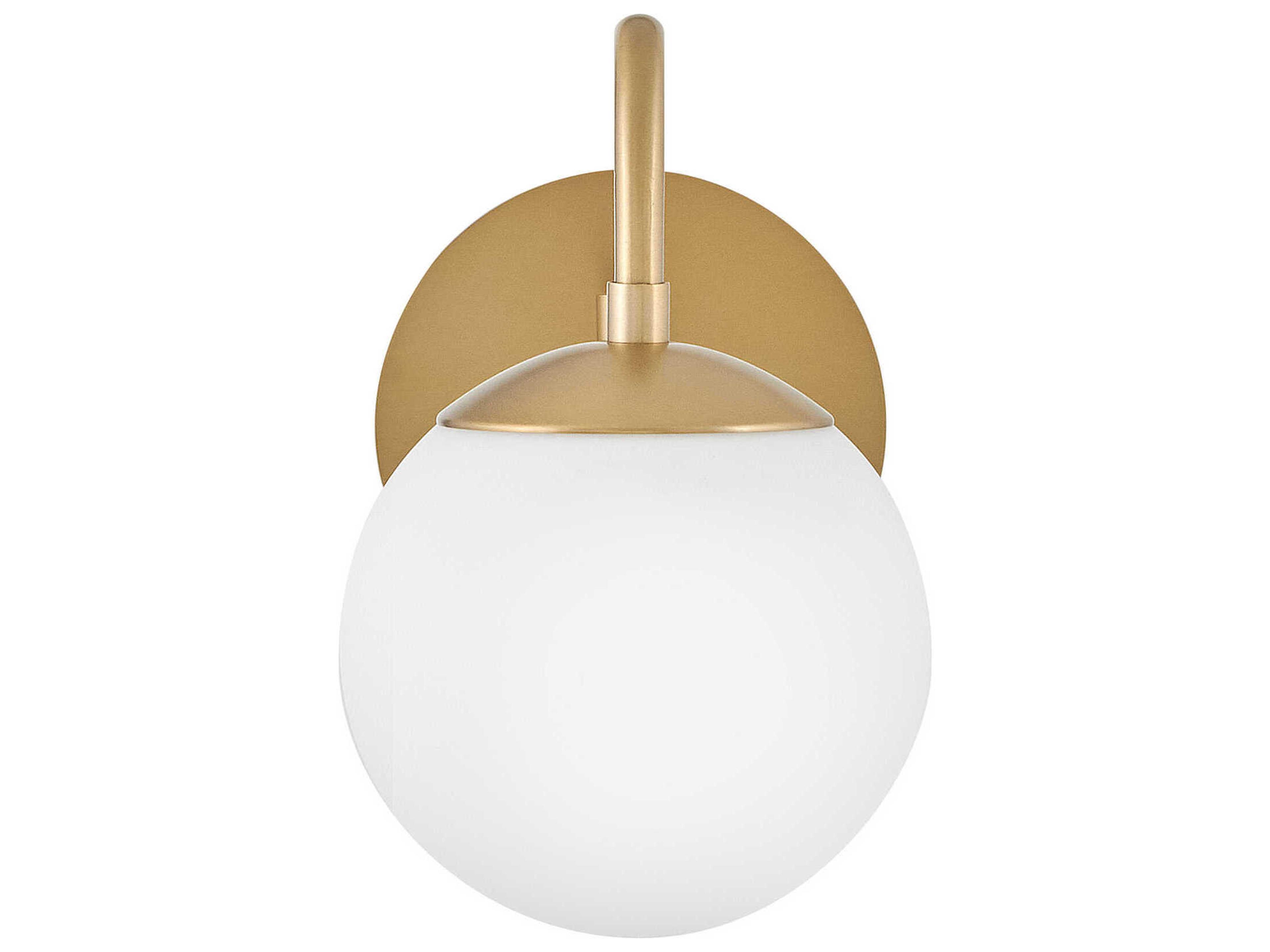 Lark Living Dottie 1-Light Lacquered Brass Swing Wall Sconce