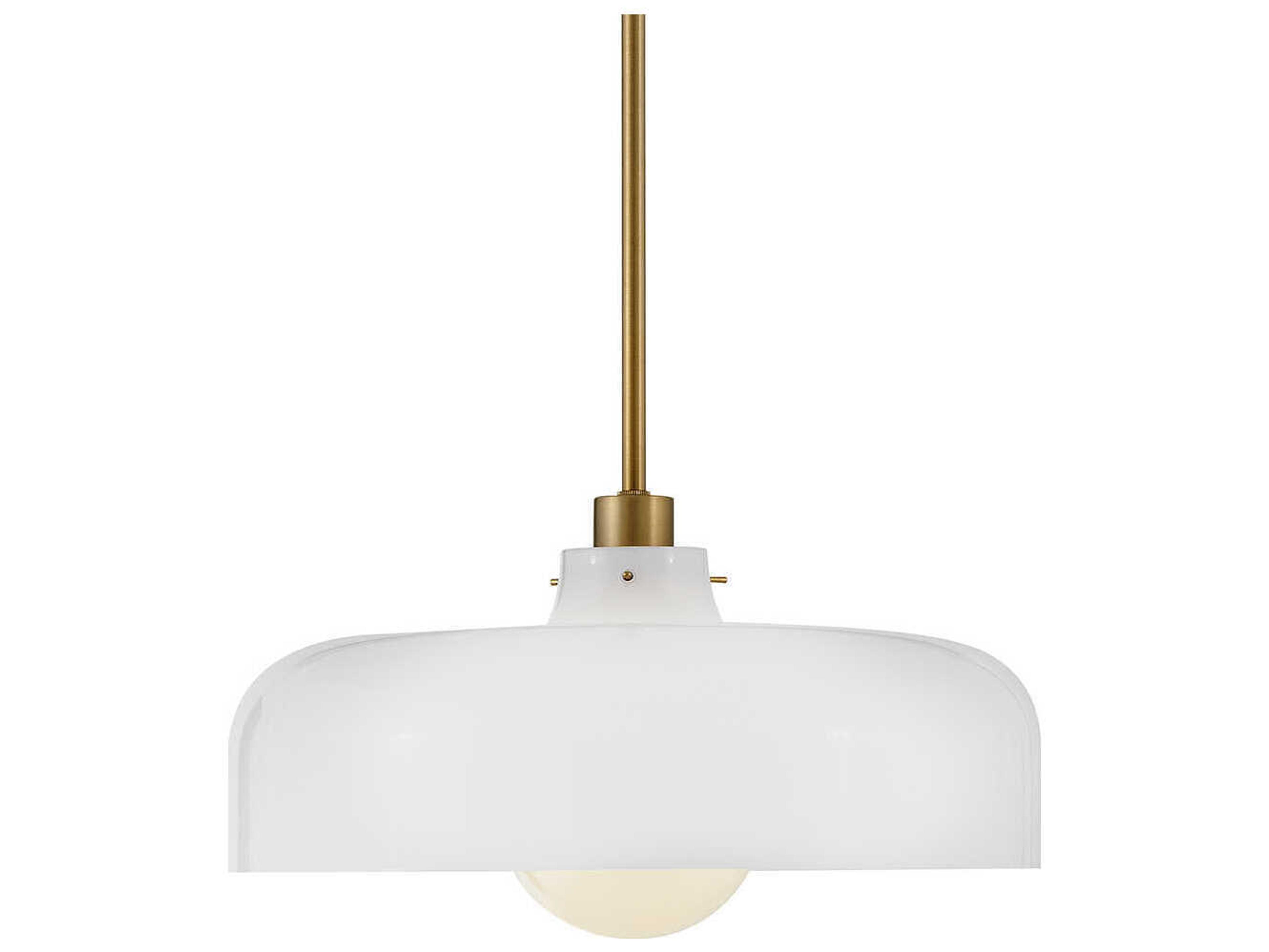 Lark Living Maisie 1-Light Lacquered Brass Pendant