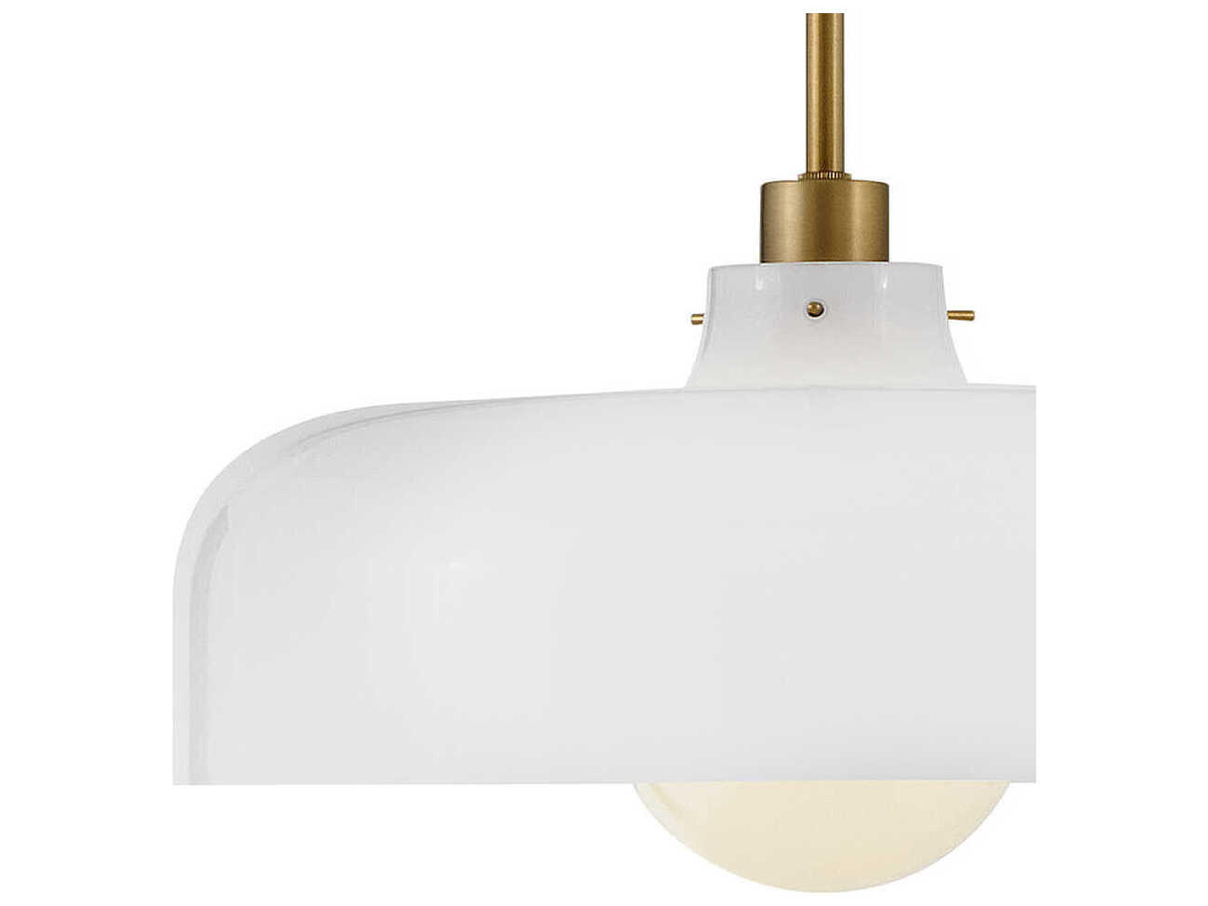 Lark Living Maisie 1-Light Lacquered Brass Pendant