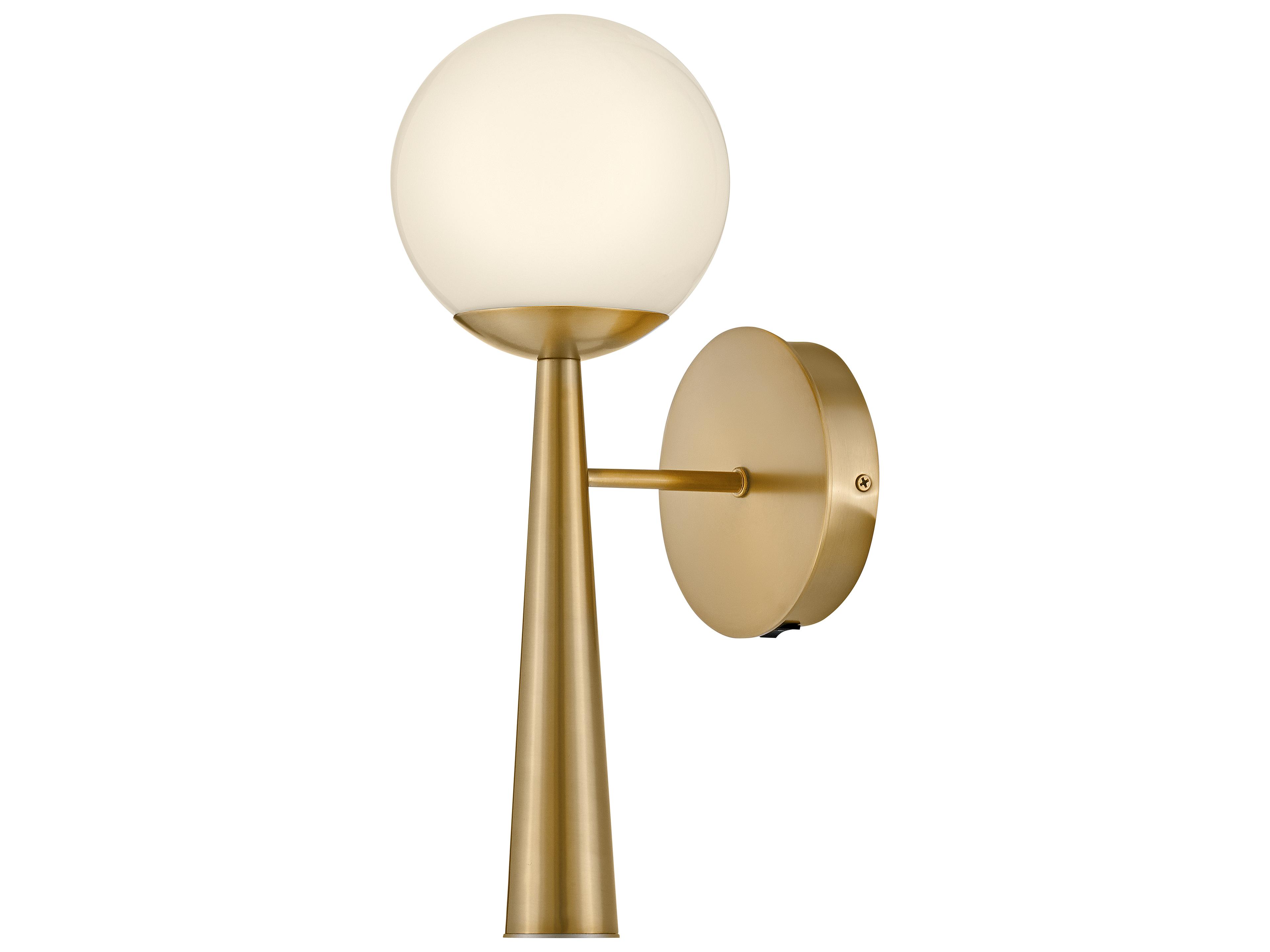 Izzy 1-Light Lacquered Brass Wall Sconce