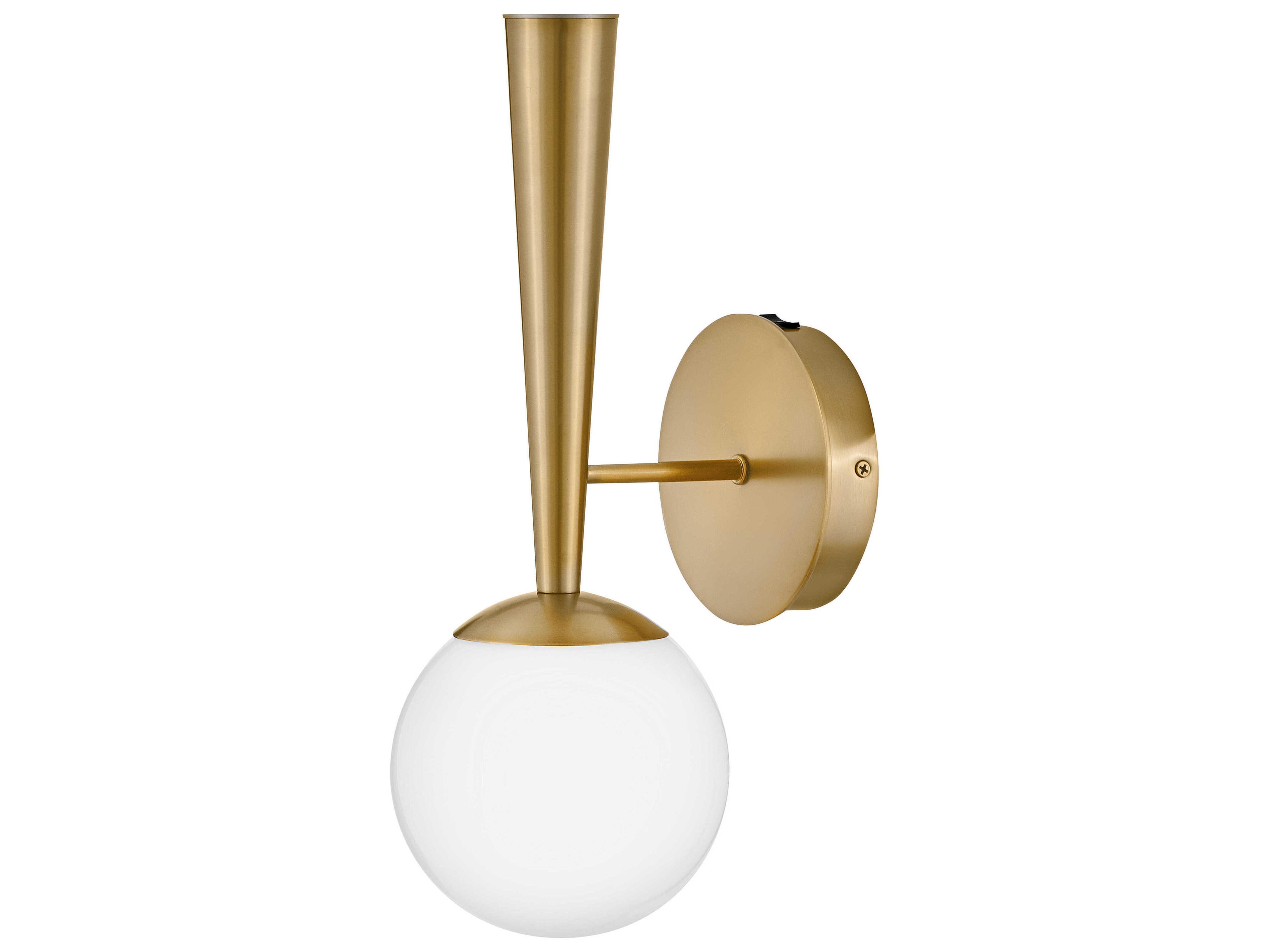 Lark Living Izzy 1-Light Lacquered Brass Wall Sconce