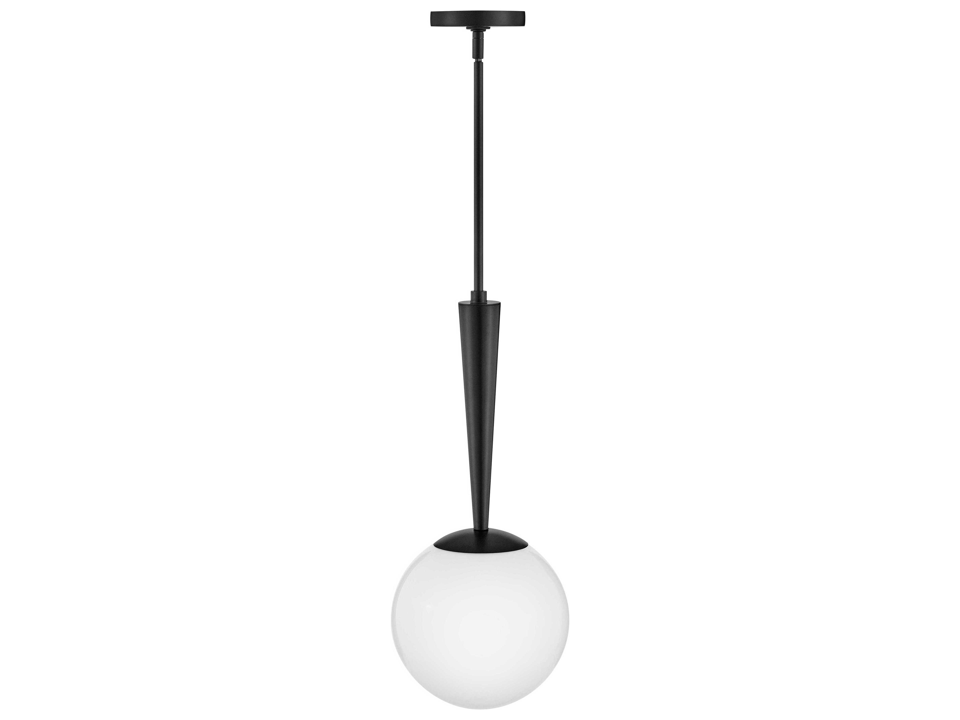 Lark Living Izzy 1-Light Black Globe Mini Pendant