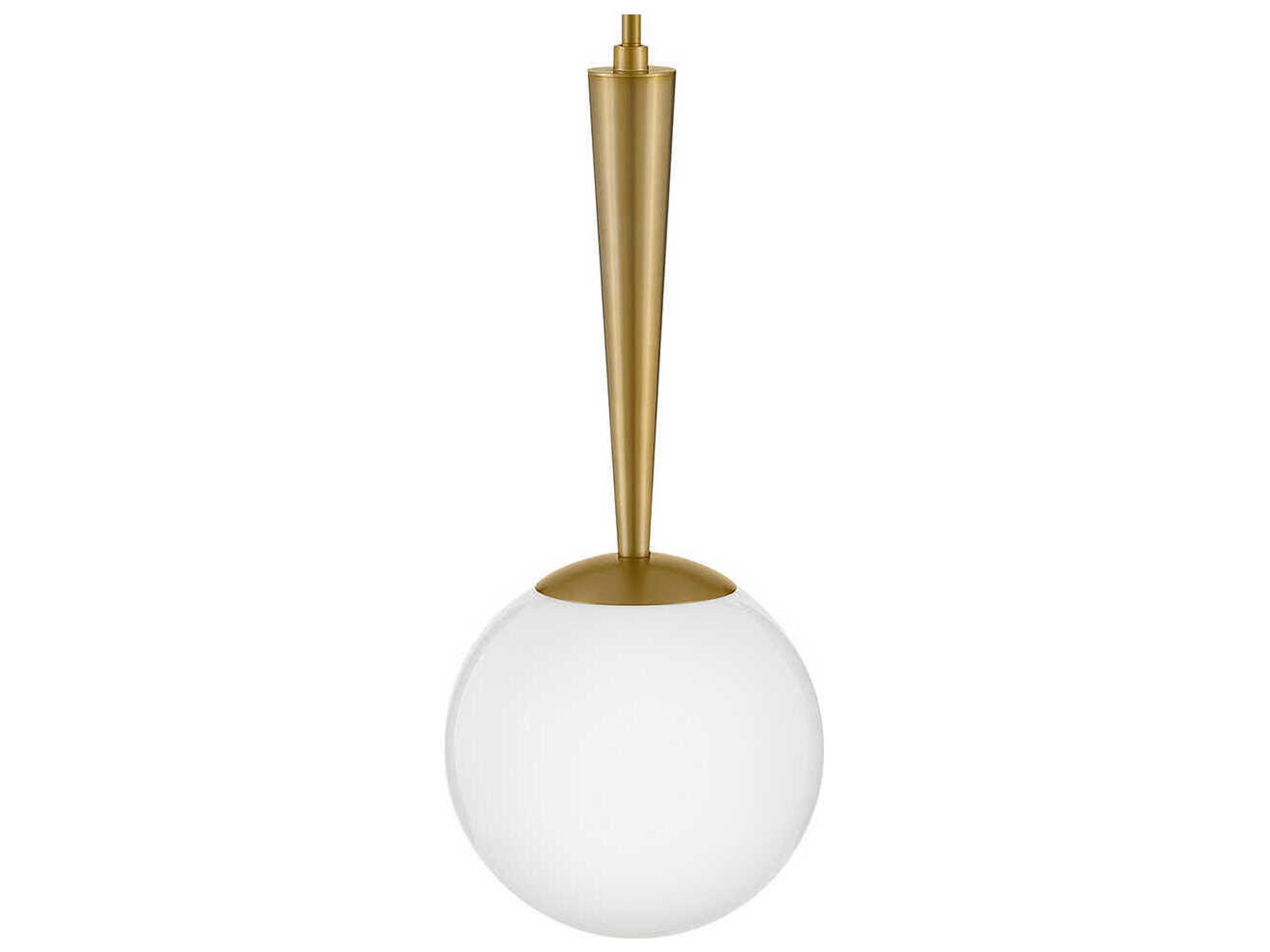 Lark Living Izzy 1-Light Lacquered Brass Globe Mini Pendant