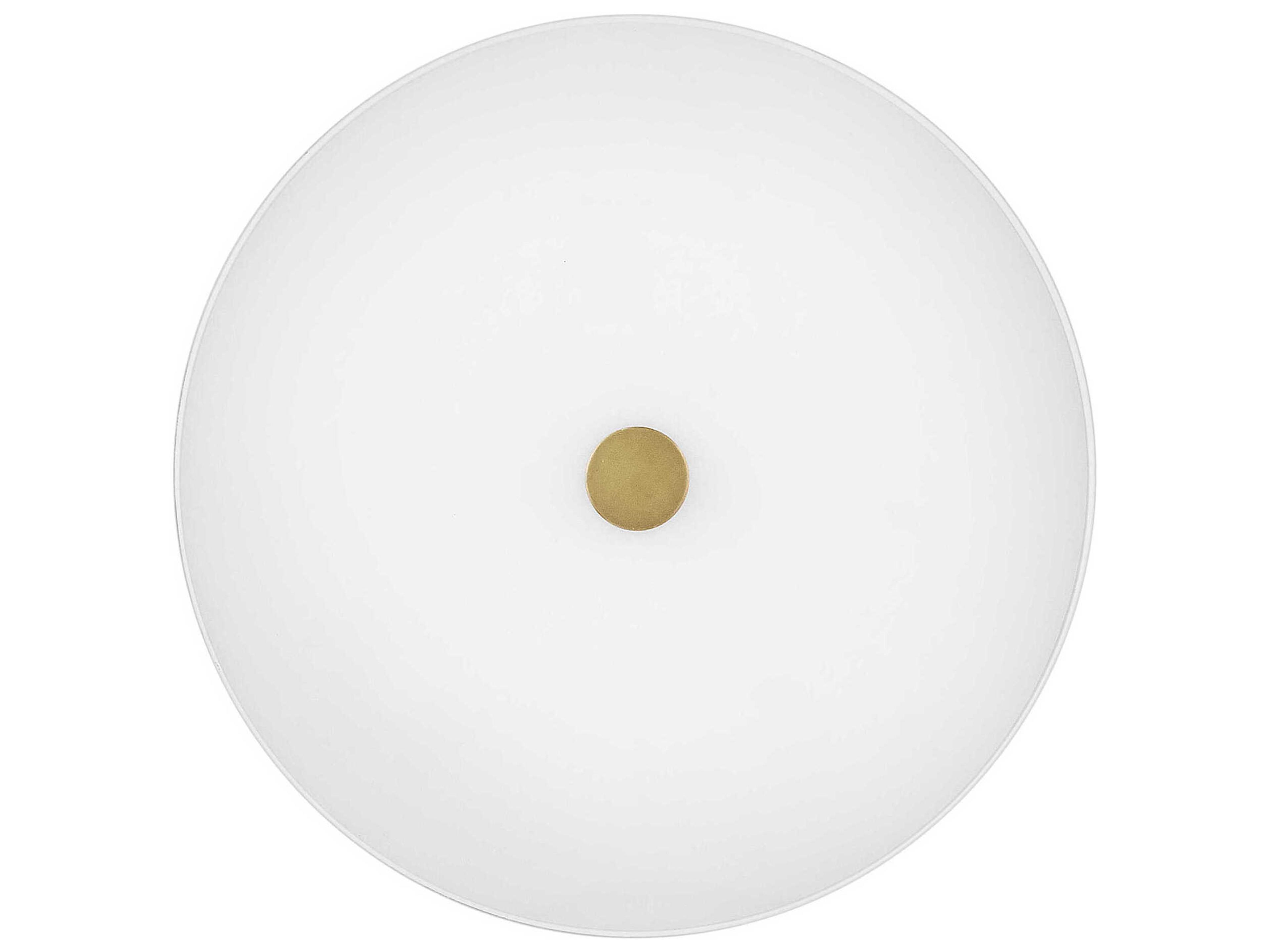 Lark Living Tess 2-Light Lacquered Brass Flush Mount