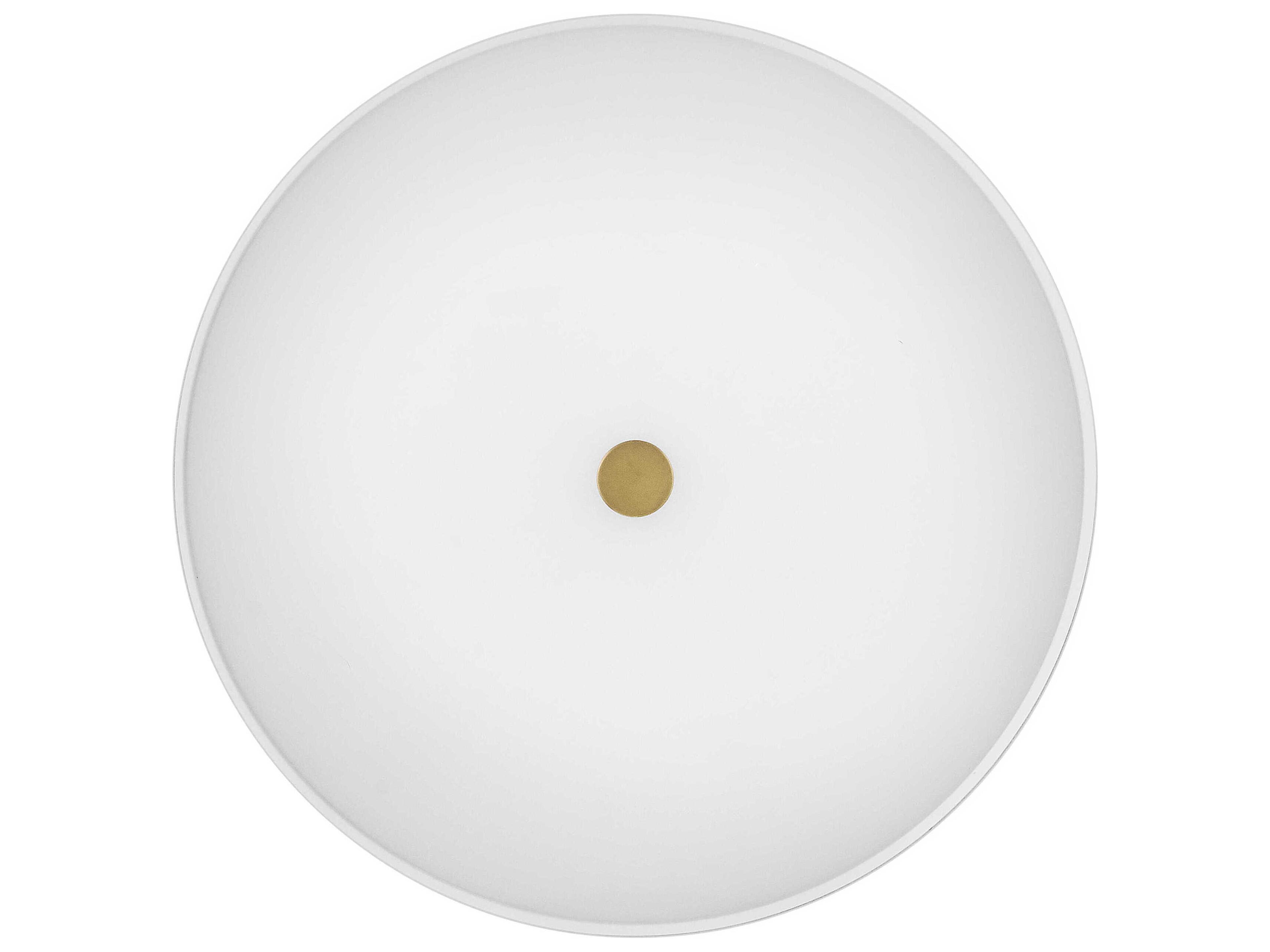 Lark Living Tess 2-Light Lacquered Brass Flush Mount