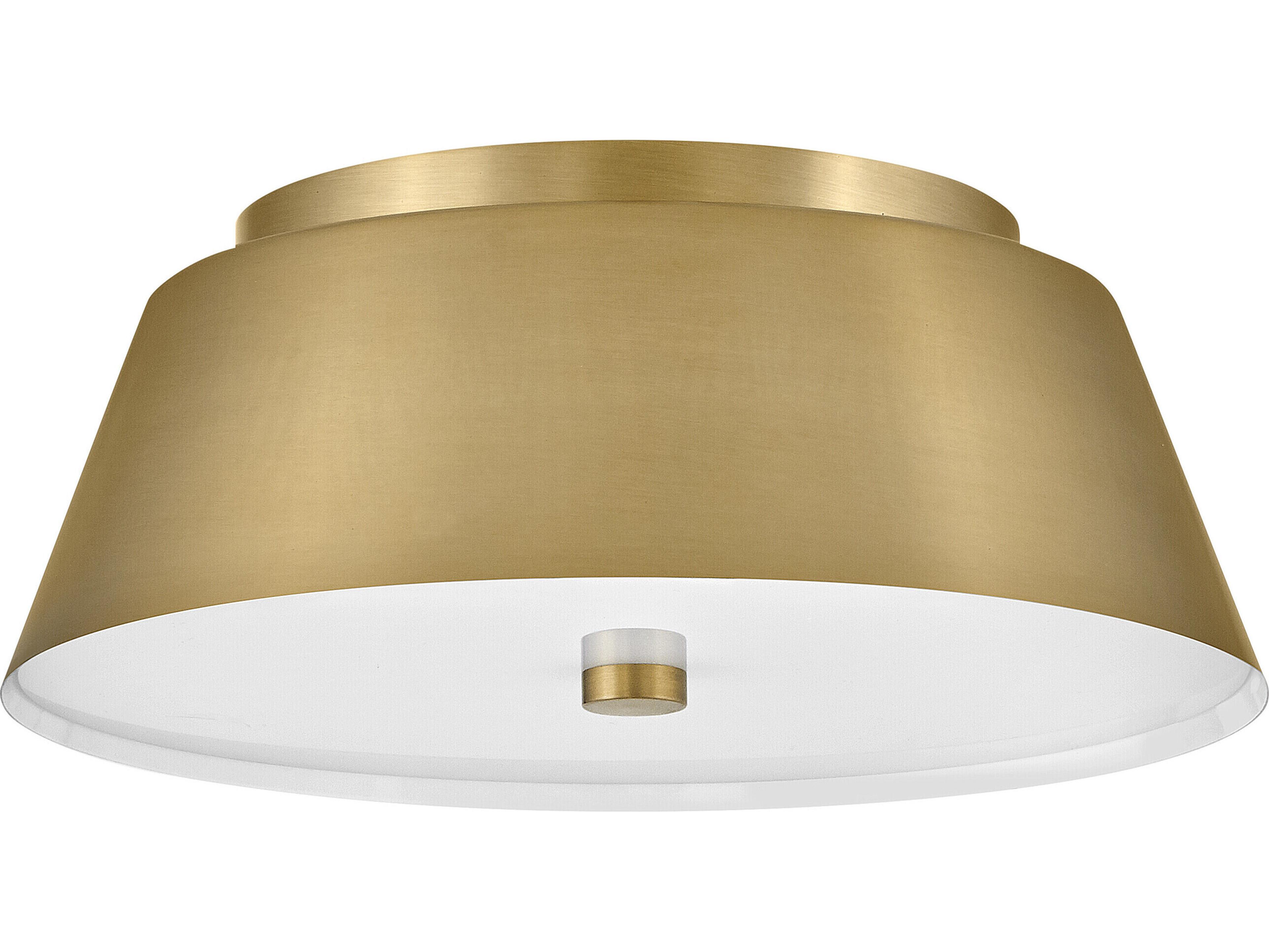 Lark Living Tess 2-Light Lacquered Brass Flush Mount