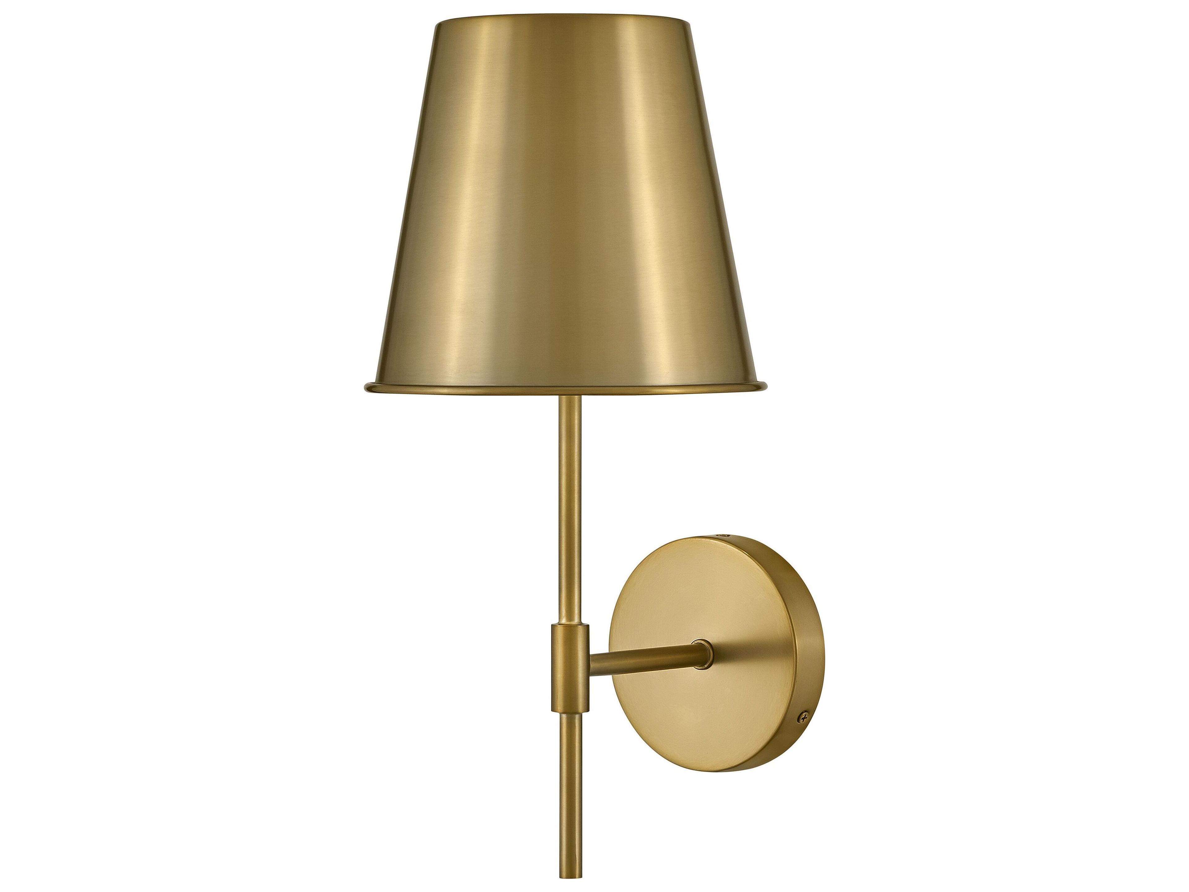 Blake 1-Light Lacquered Brass Wall Sconce