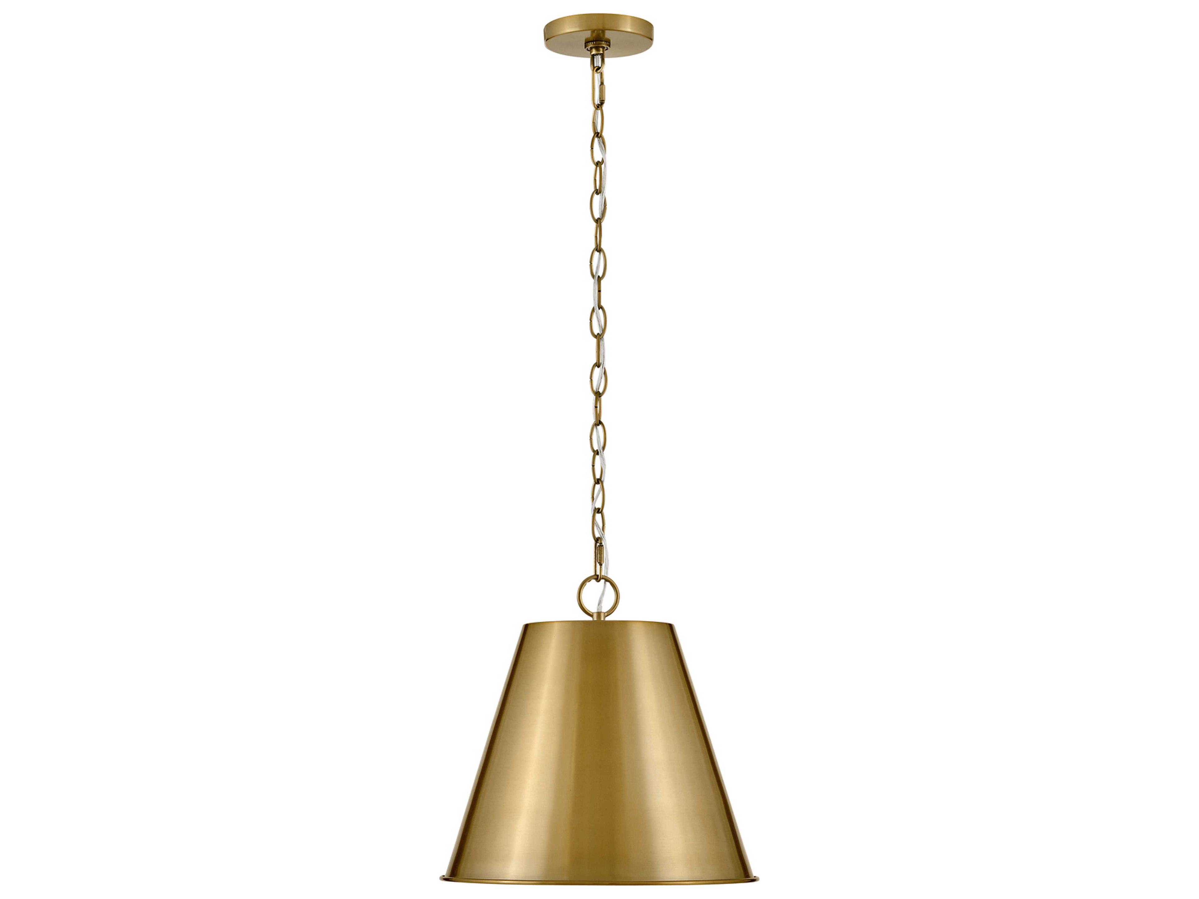 Lark Living Blake 1-Light Lacquered Brass Empire Pendant