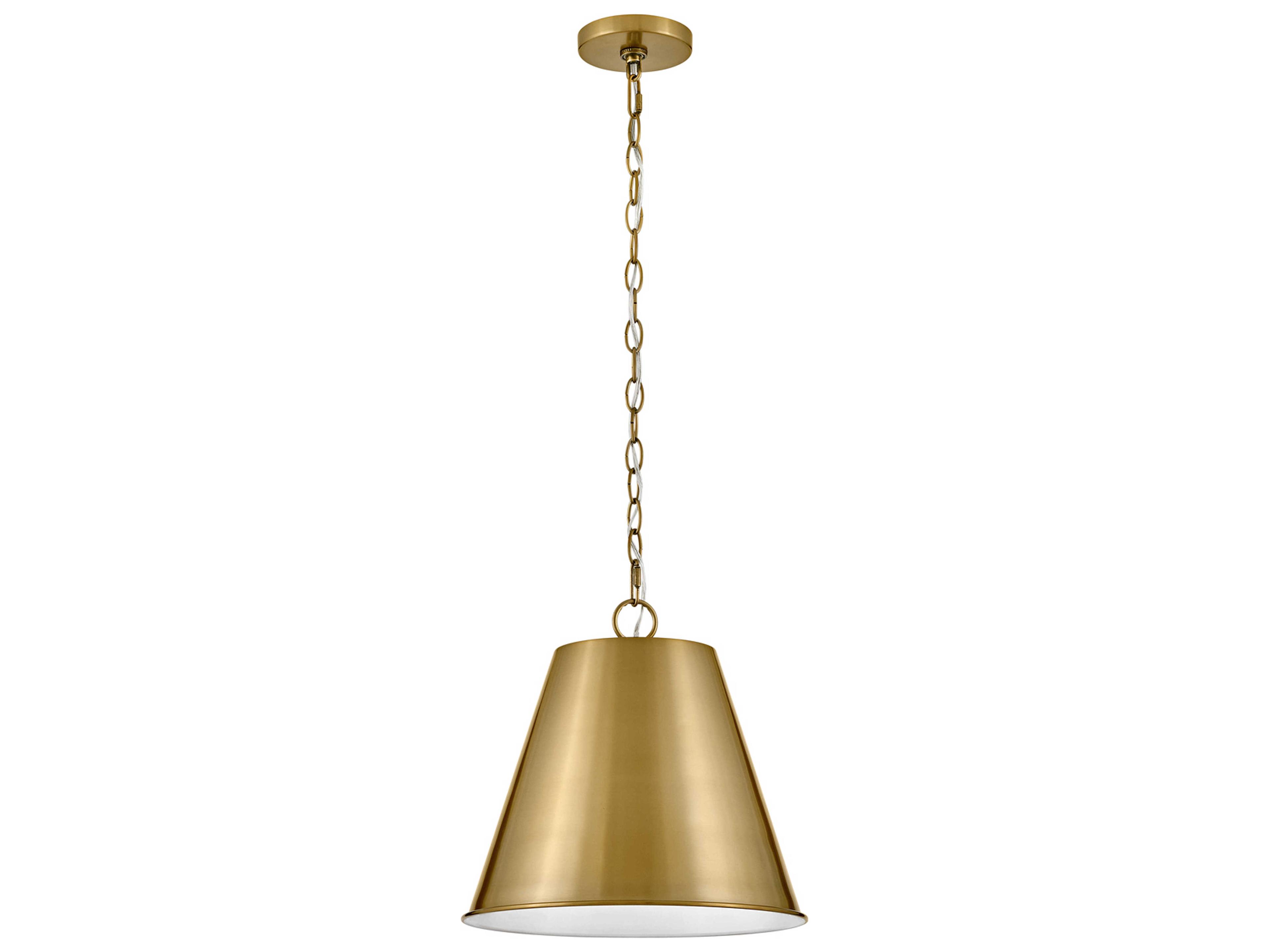 Lark Living Blake 1-Light Lacquered Brass Empire Pendant