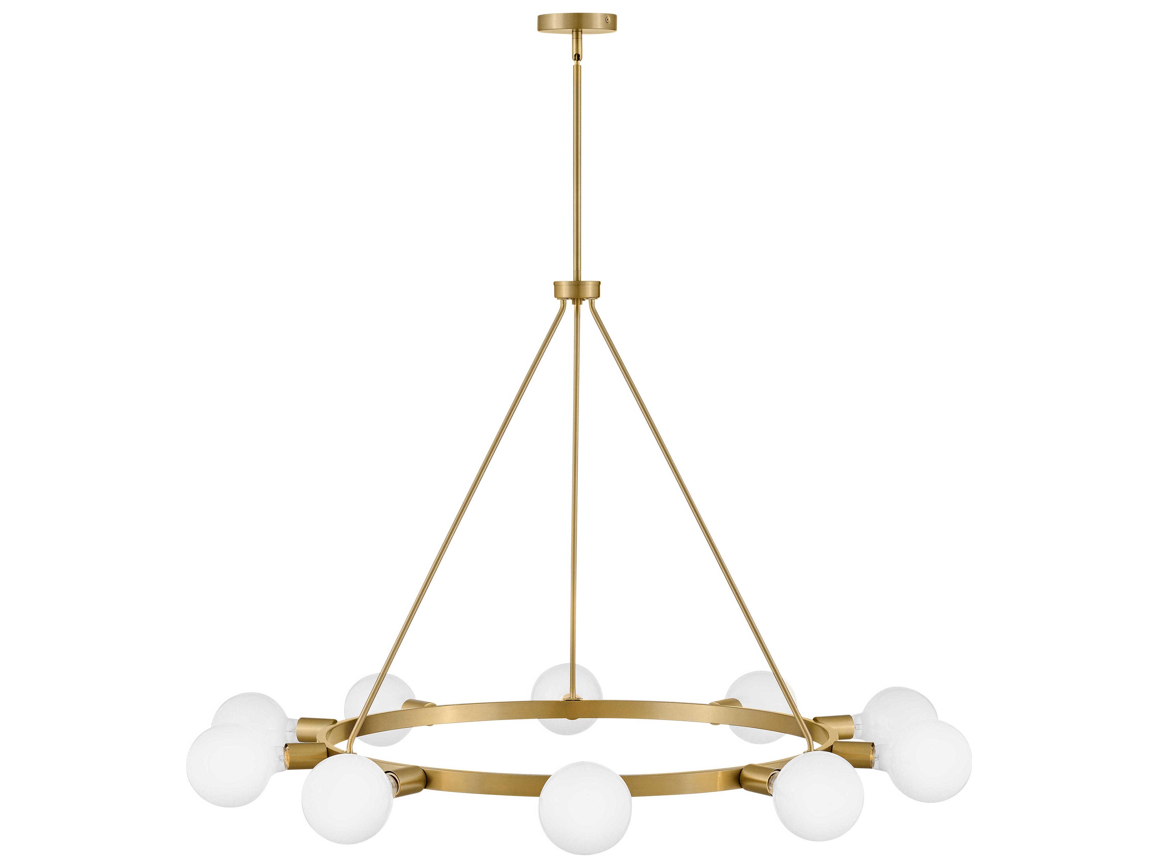 Lark Living Orla 10-Light Lacquered Brass Chandelier