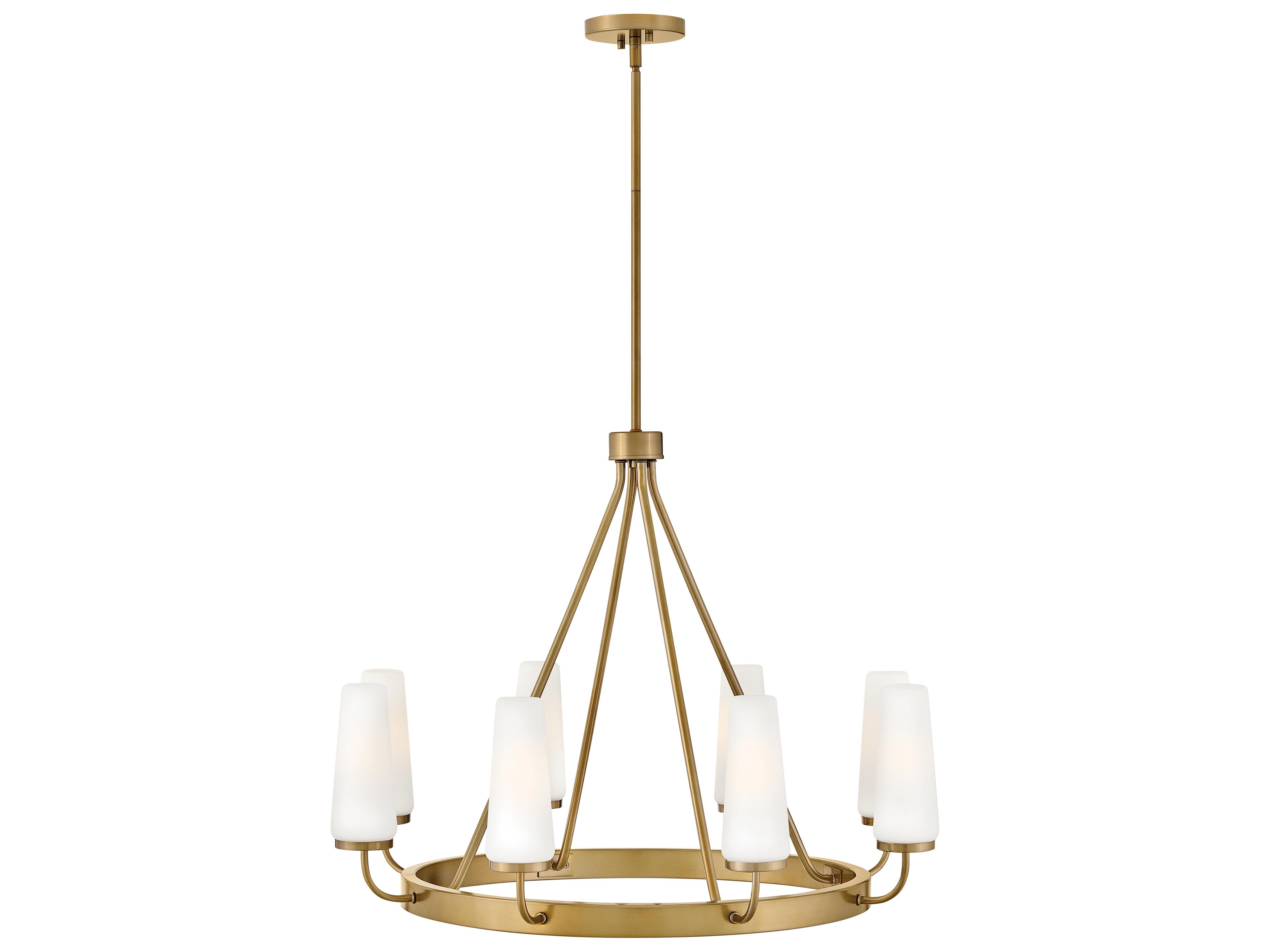 Selma 8-Light Gold Chandelier