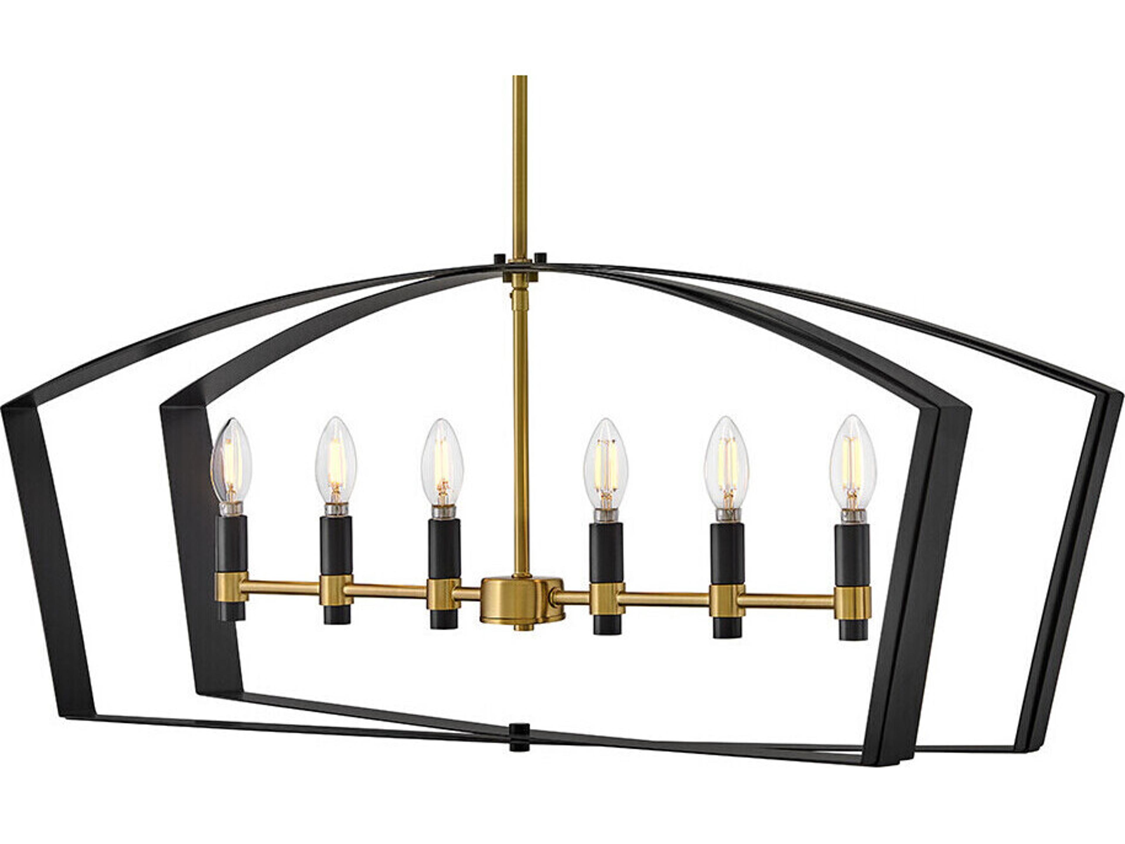 Lark Living Sammi 6-Light Black Island Pendant
