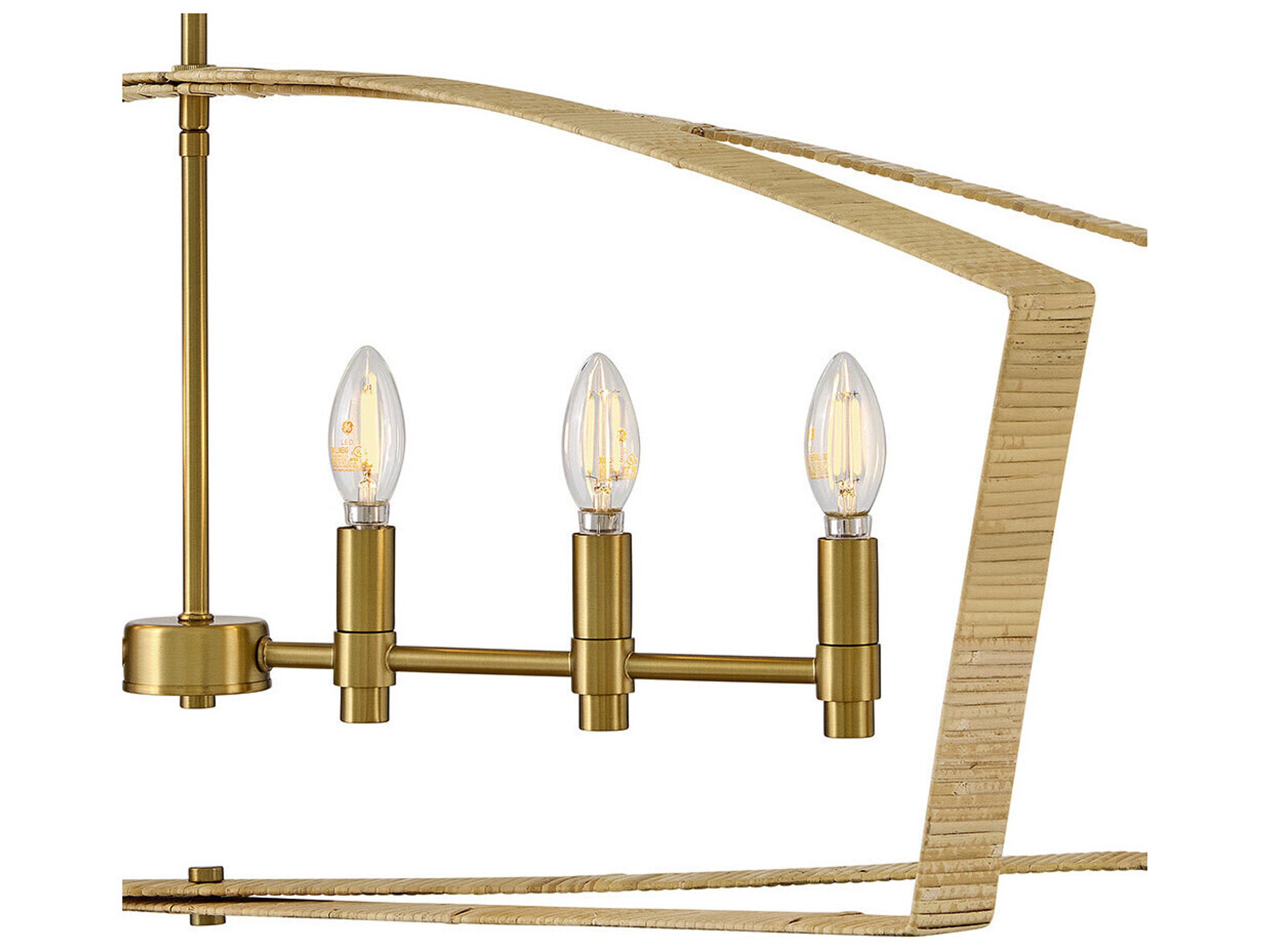 Lark Living Sammi 6-Light Lacquered Brass Island Pendant