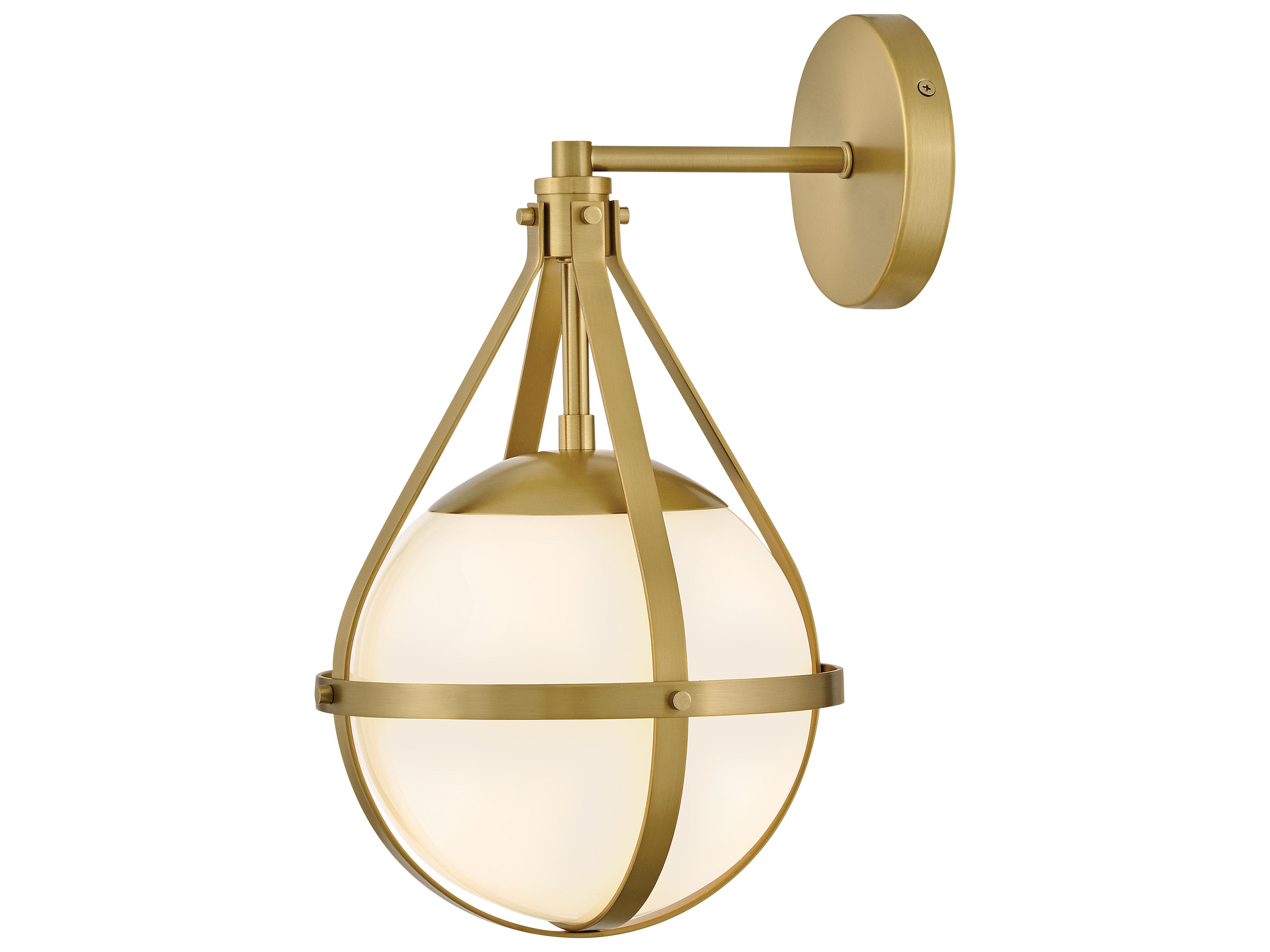 Colby 1-Light Lacquered Brass Wall Sconce