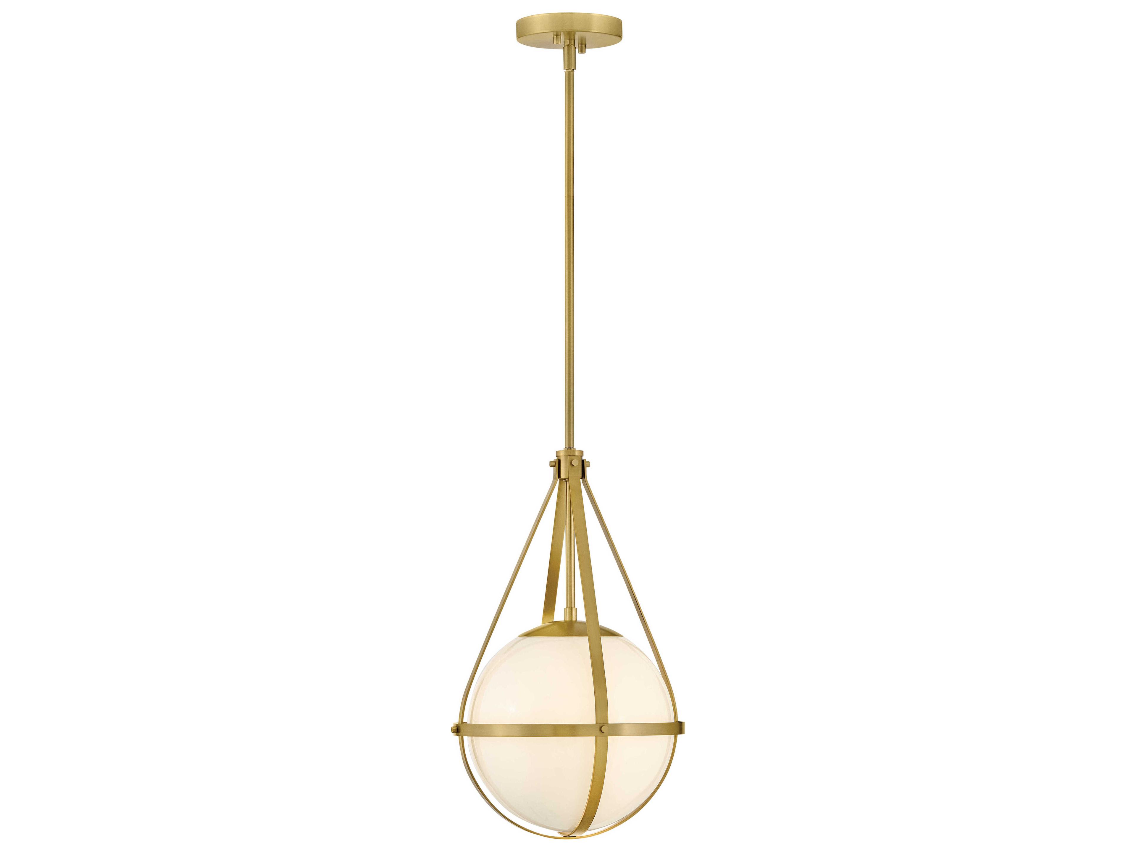 Lark Living Colby 1-Light Lacquered Brass Globe Mini Pendant