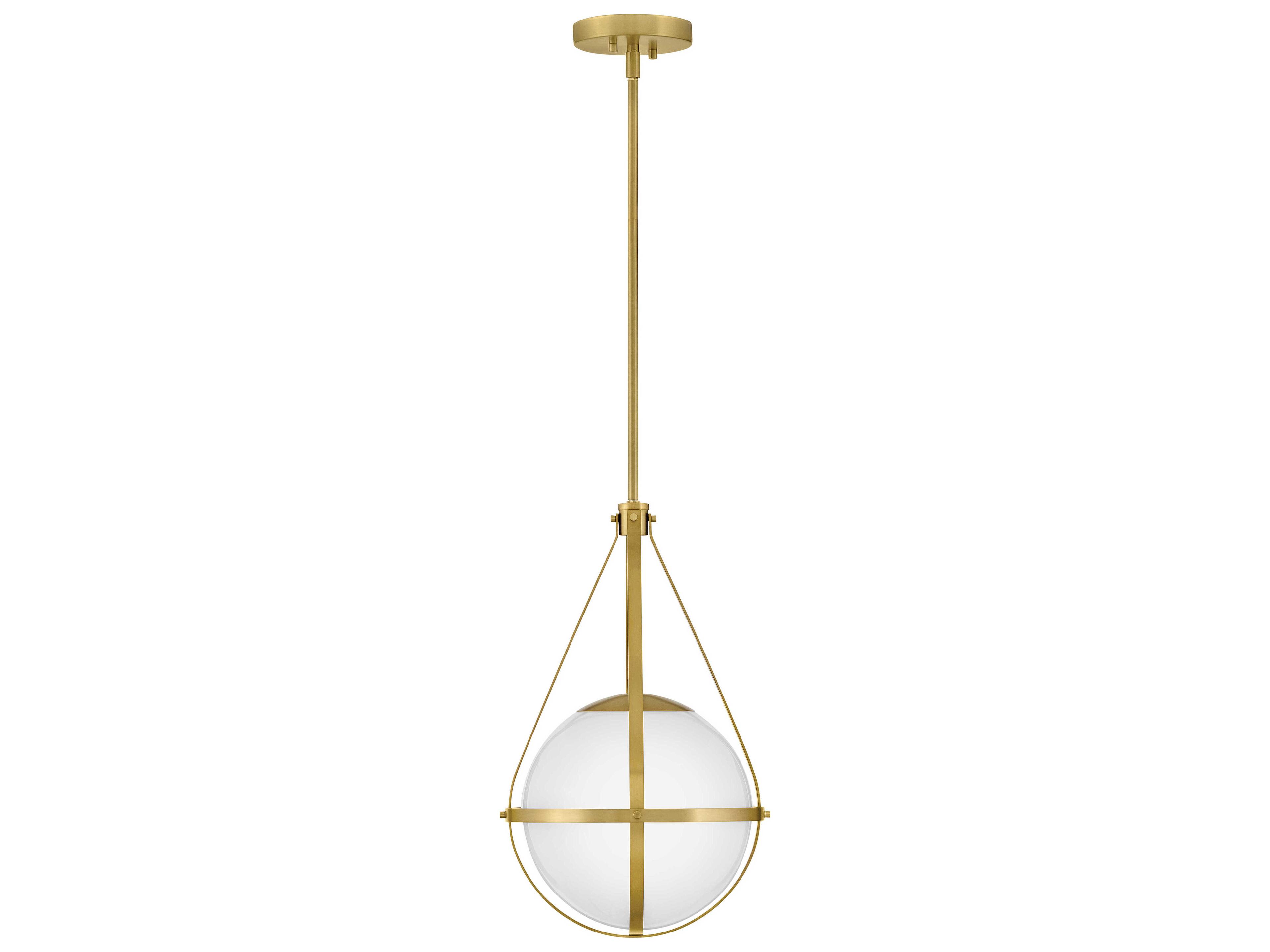Lark Living Colby 1-Light Lacquered Brass Globe Mini Pendant