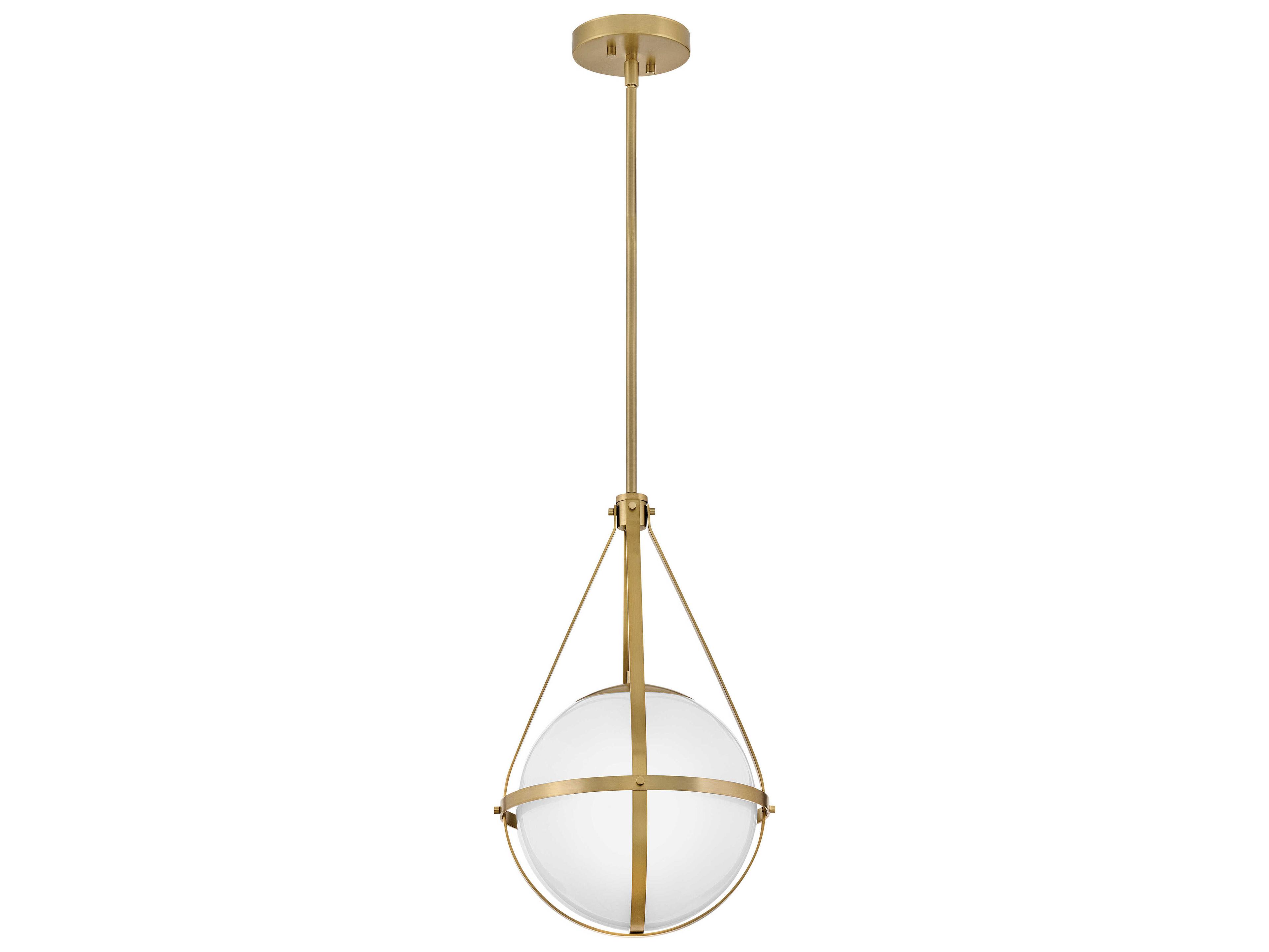 Lark Living Colby 1-Light Lacquered Brass Globe Mini Pendant