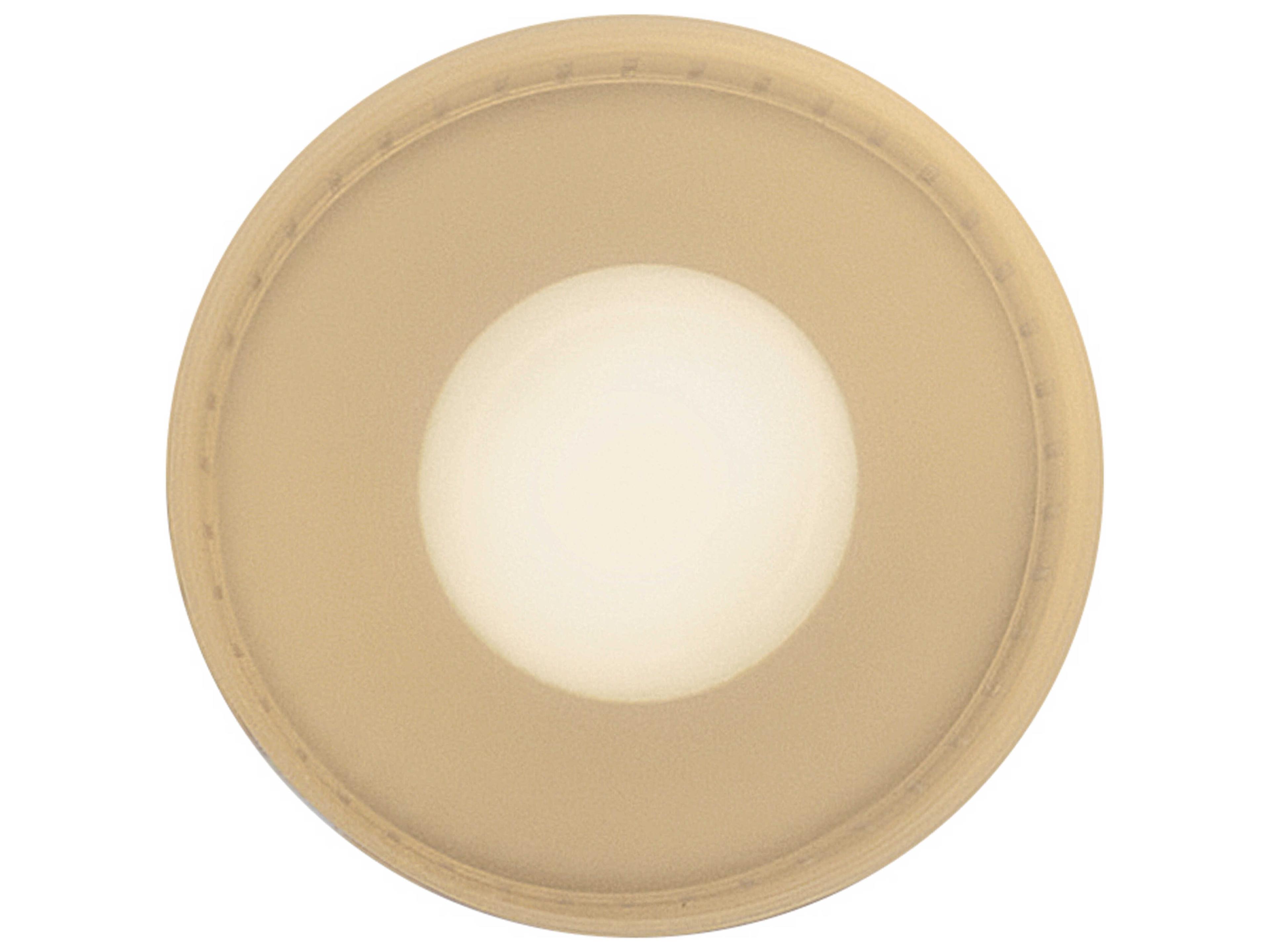 Lark Living Casey 1-Light Lacquered Brass Cylinder Flush Mount