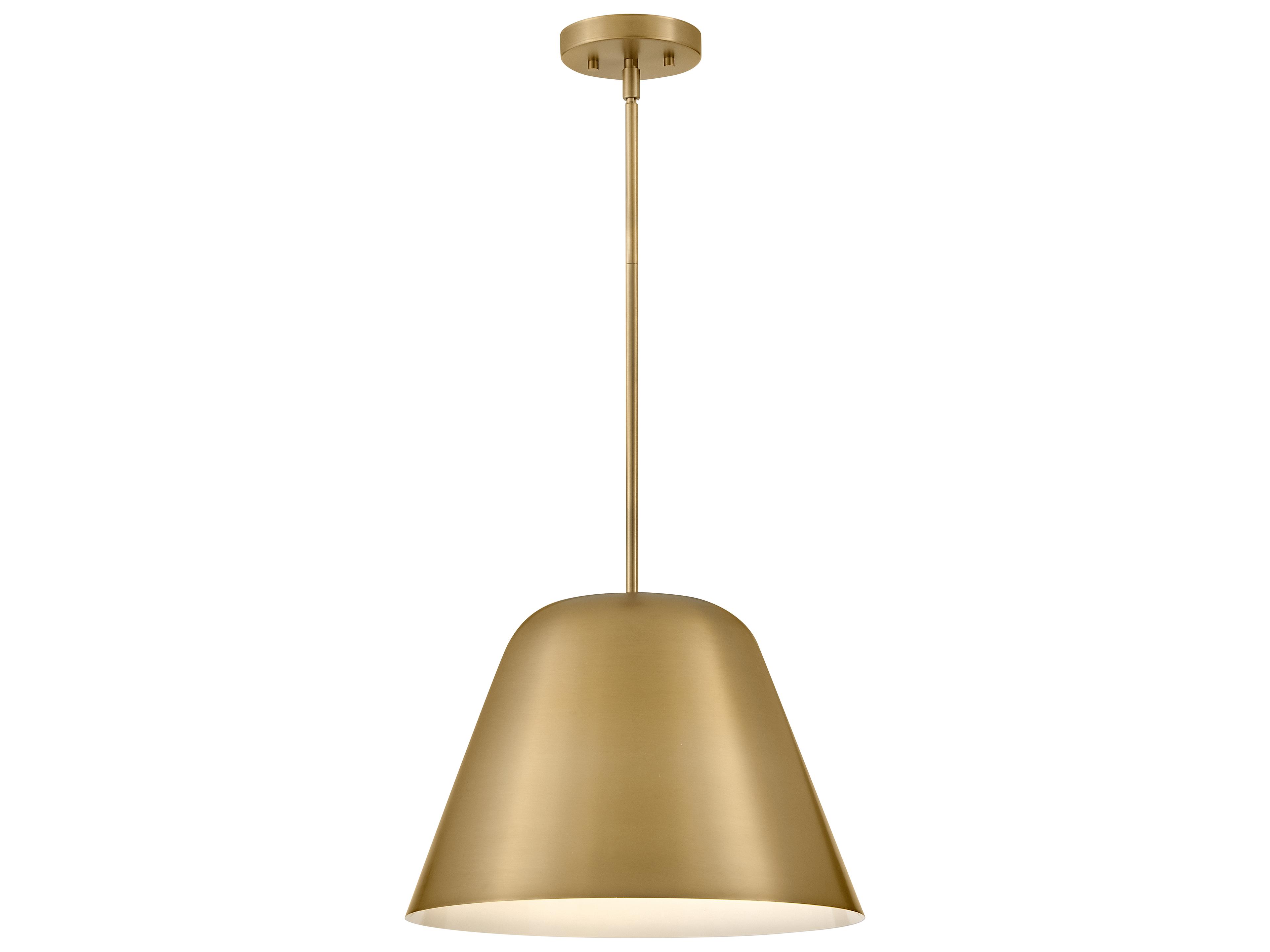 Madi 1-Light Lacquered Brass Pendant