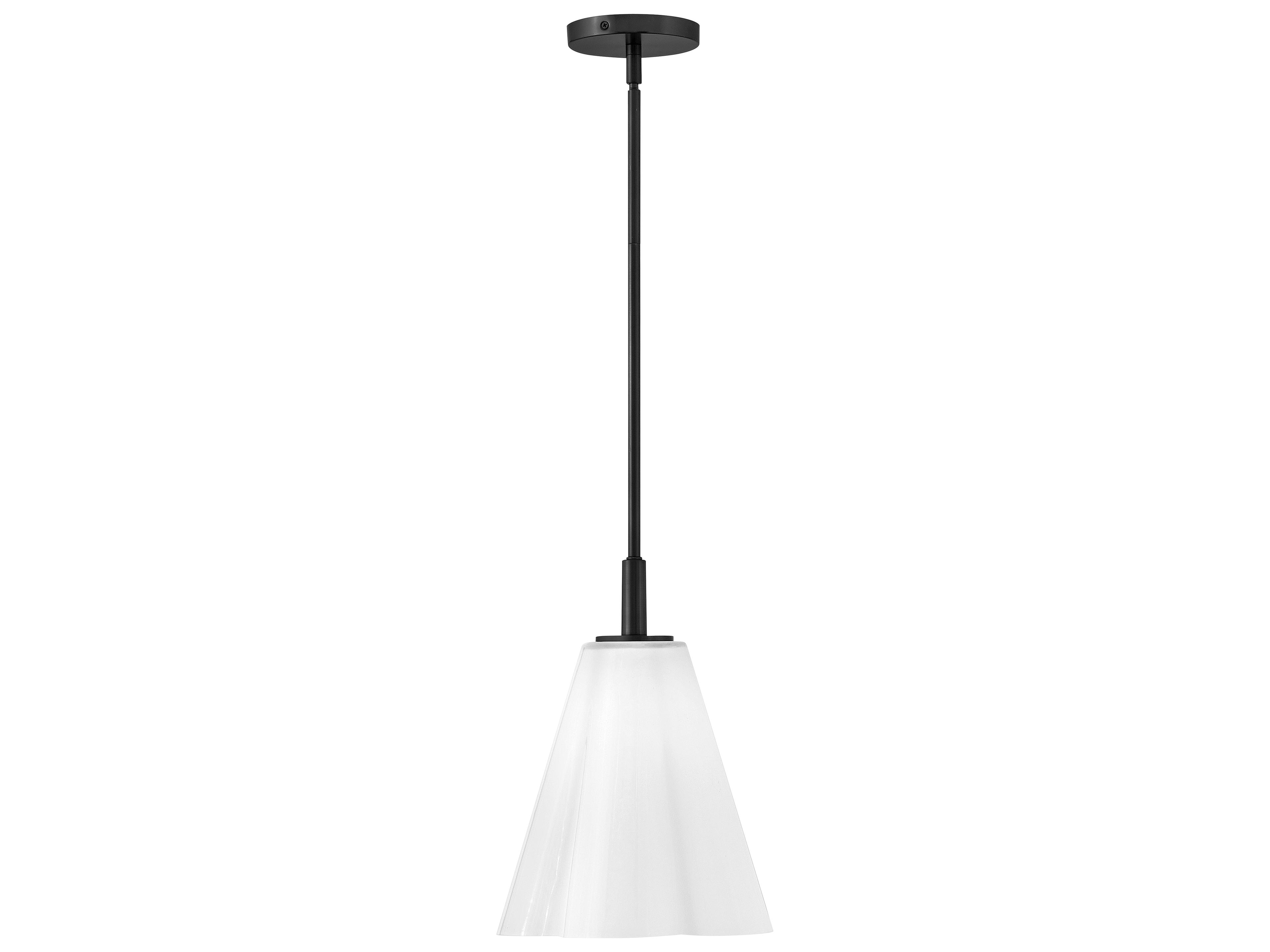 Honey 1-Light Black Mini Pendant