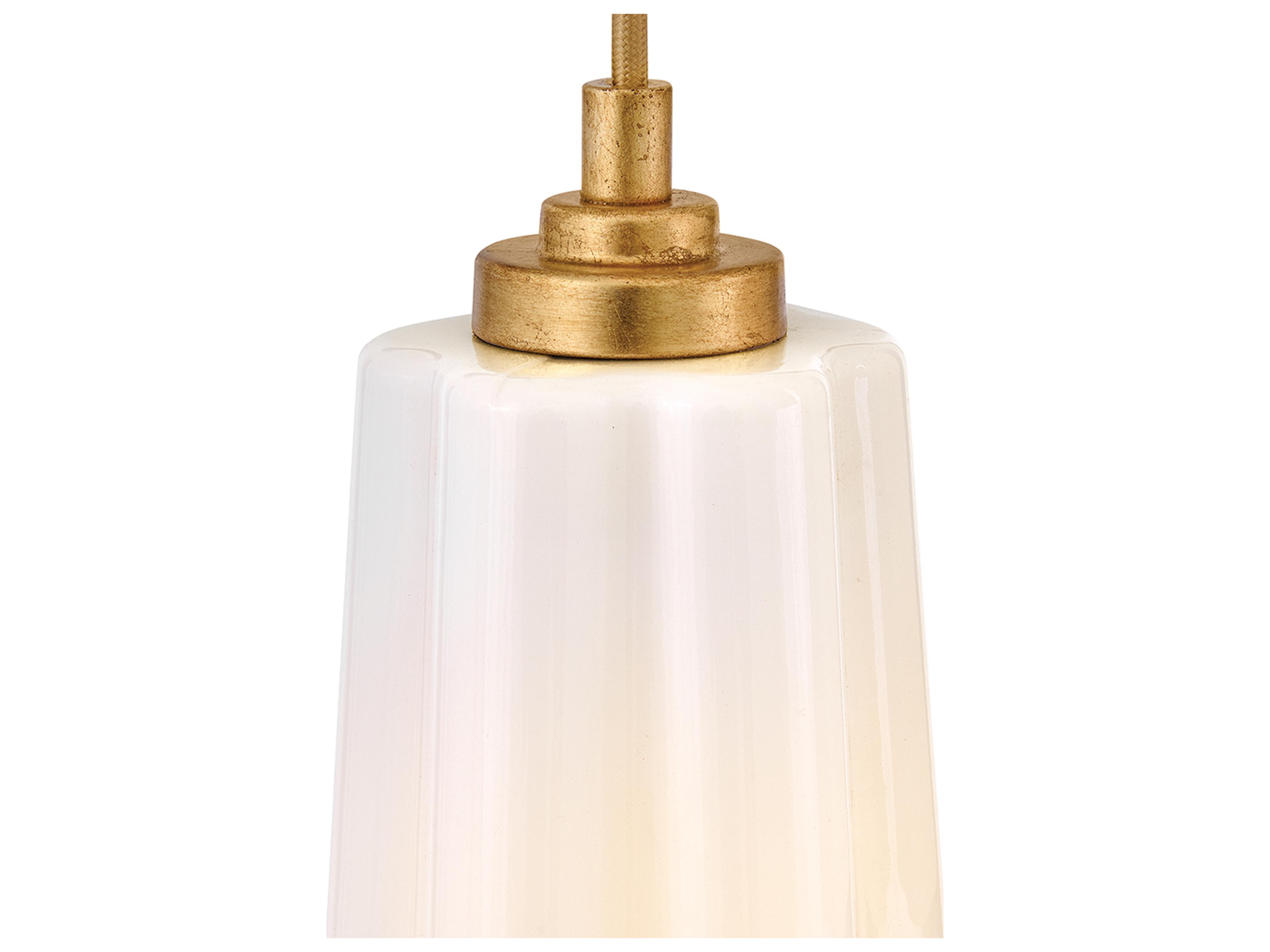 Lark Living Honey 5-Light Distressed Brass Cylinder Pendant