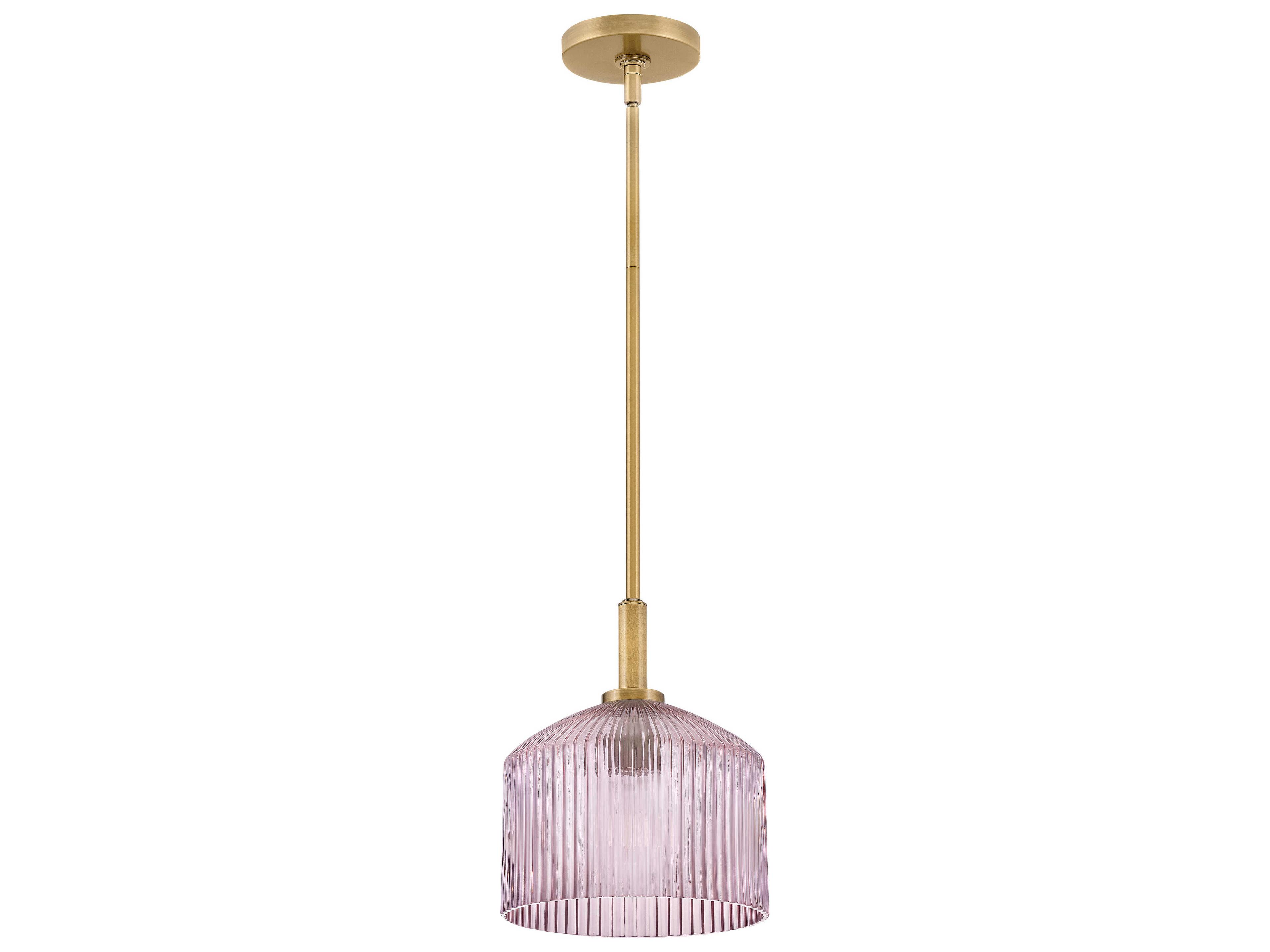 Lark Living Lisette 1-Light Lacquered Brass Dome Mini Pendant