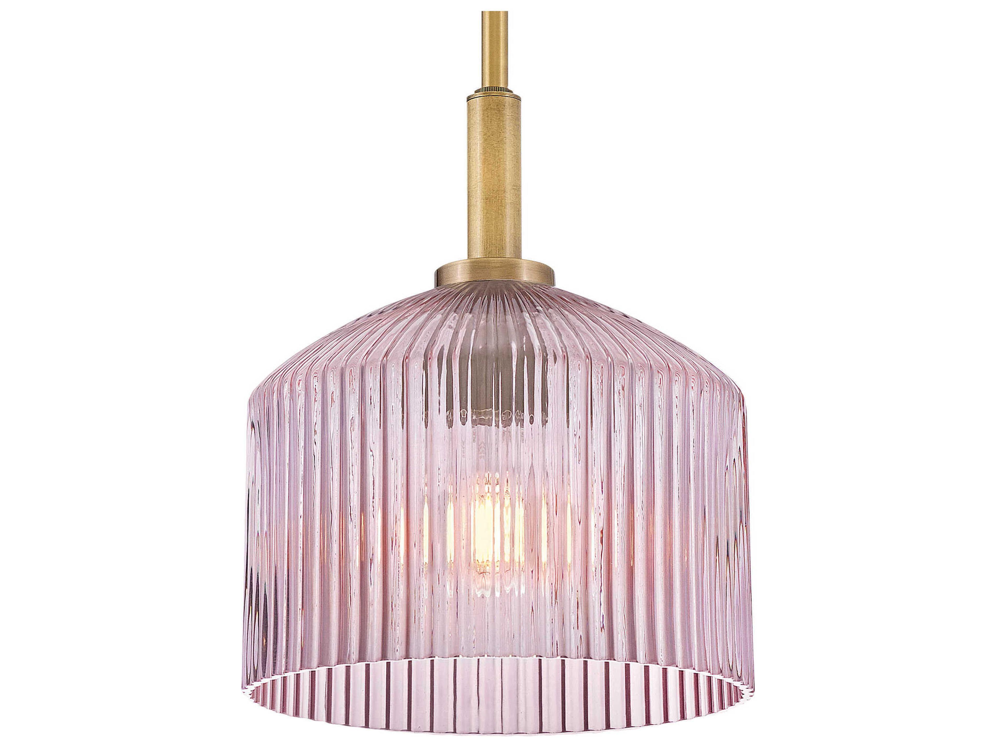 Lark Living Lisette 1-Light Lacquered Brass Dome Mini Pendant