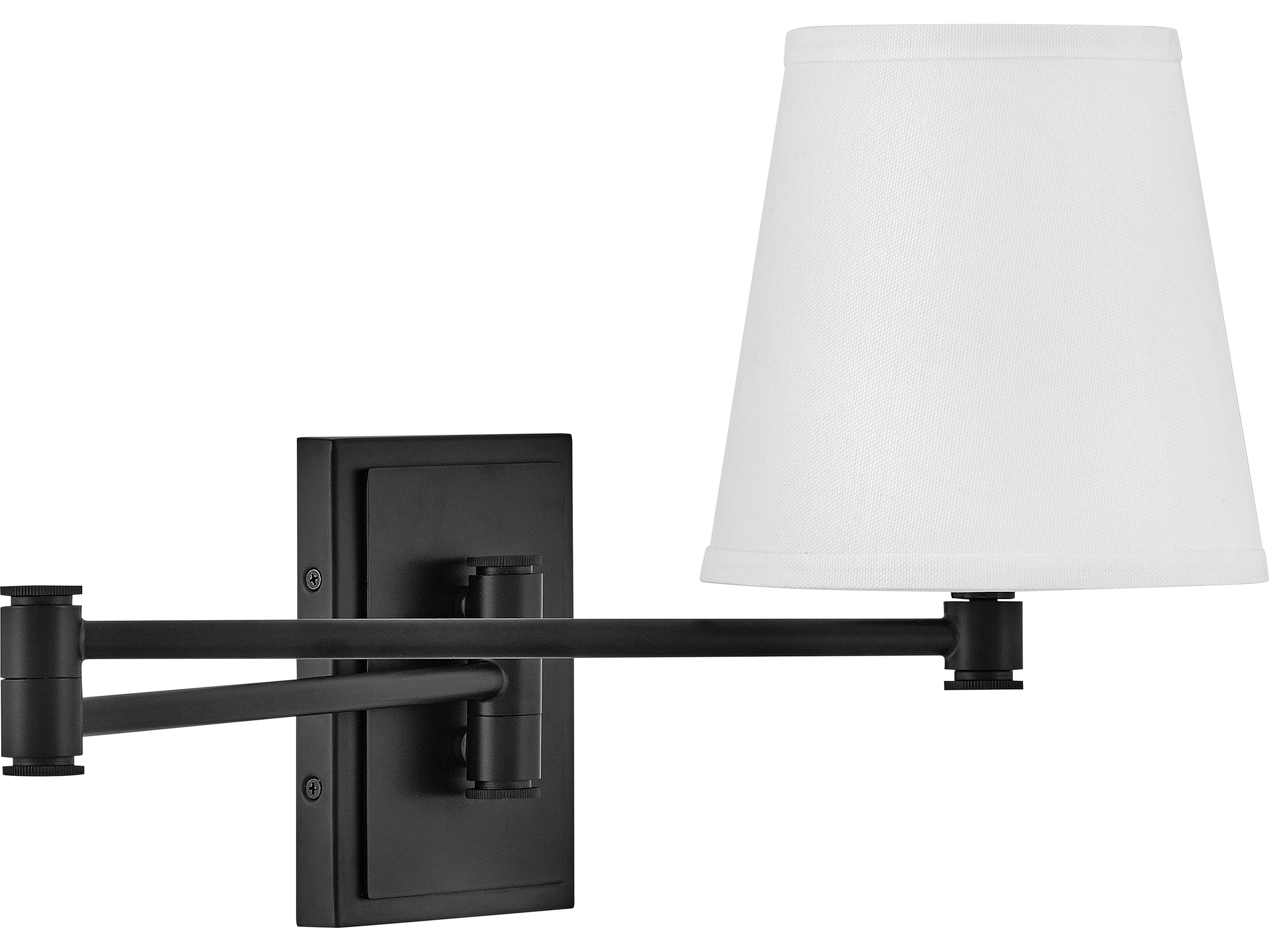 Beale 1-Light Black Swing Wall Sconce