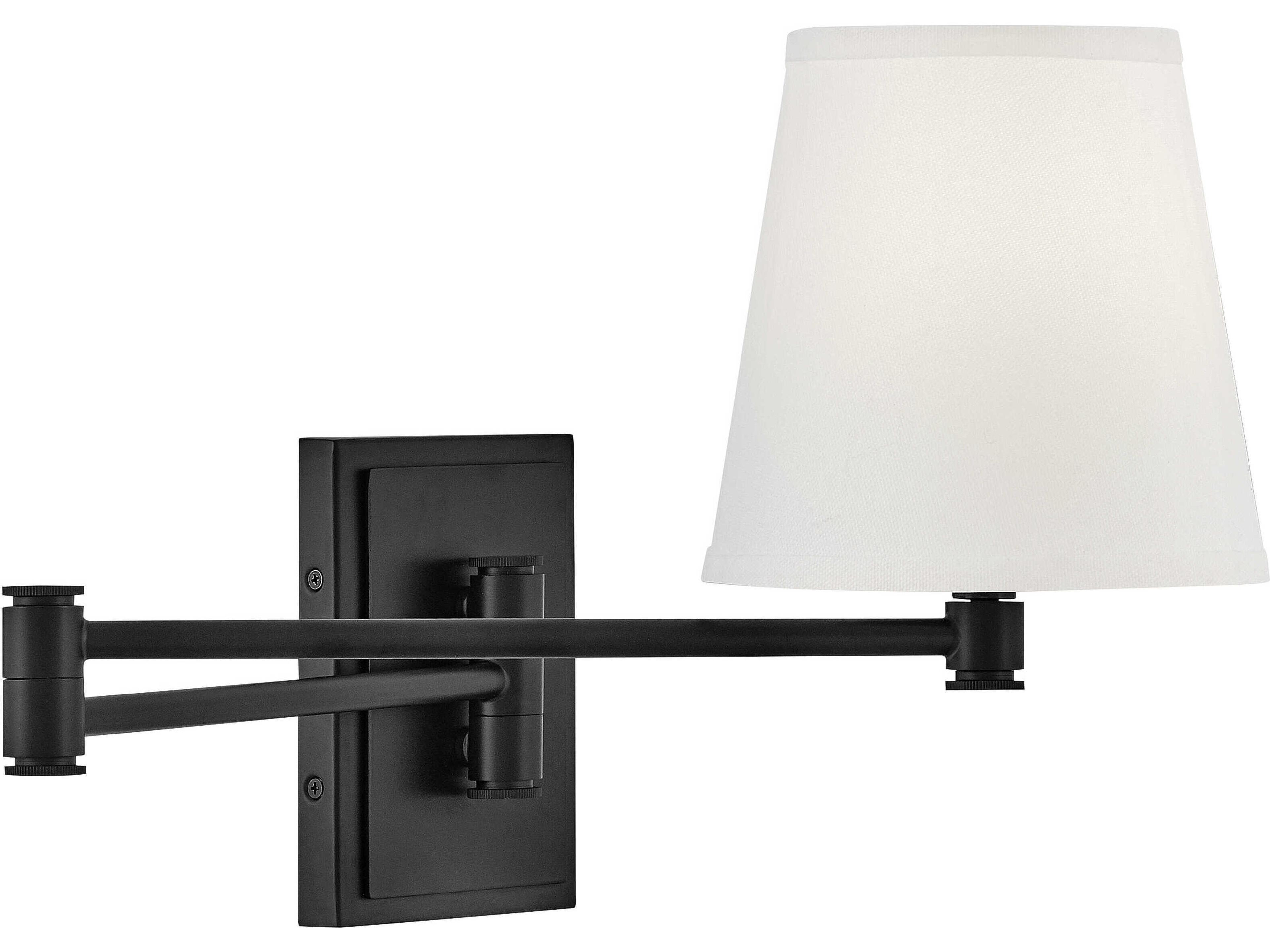 Lark Living Beale 1-Light Black Swing Wall Sconce