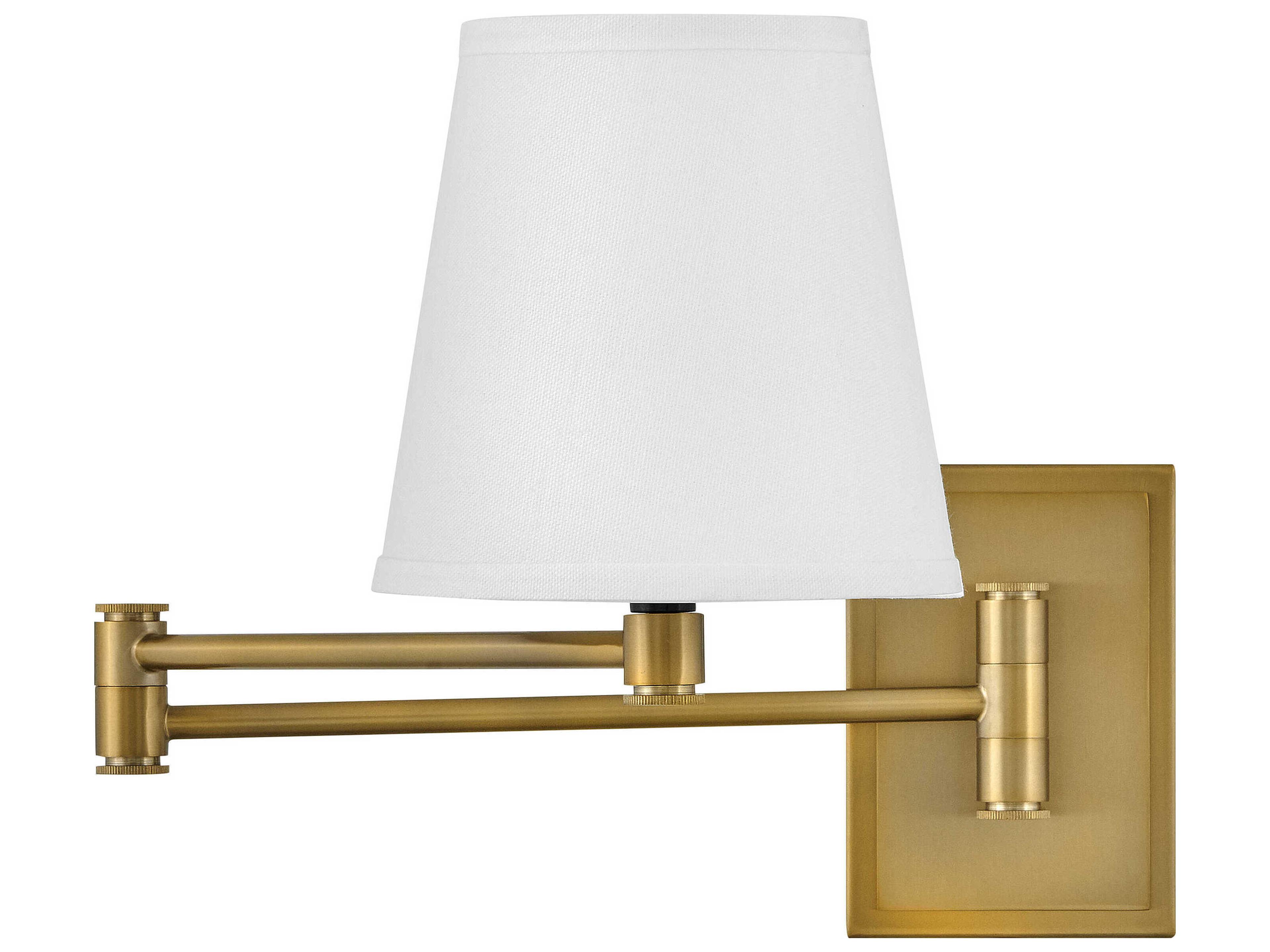 Lark Living Beale 1-Light Lacquered Brass Swing Wall Sconce