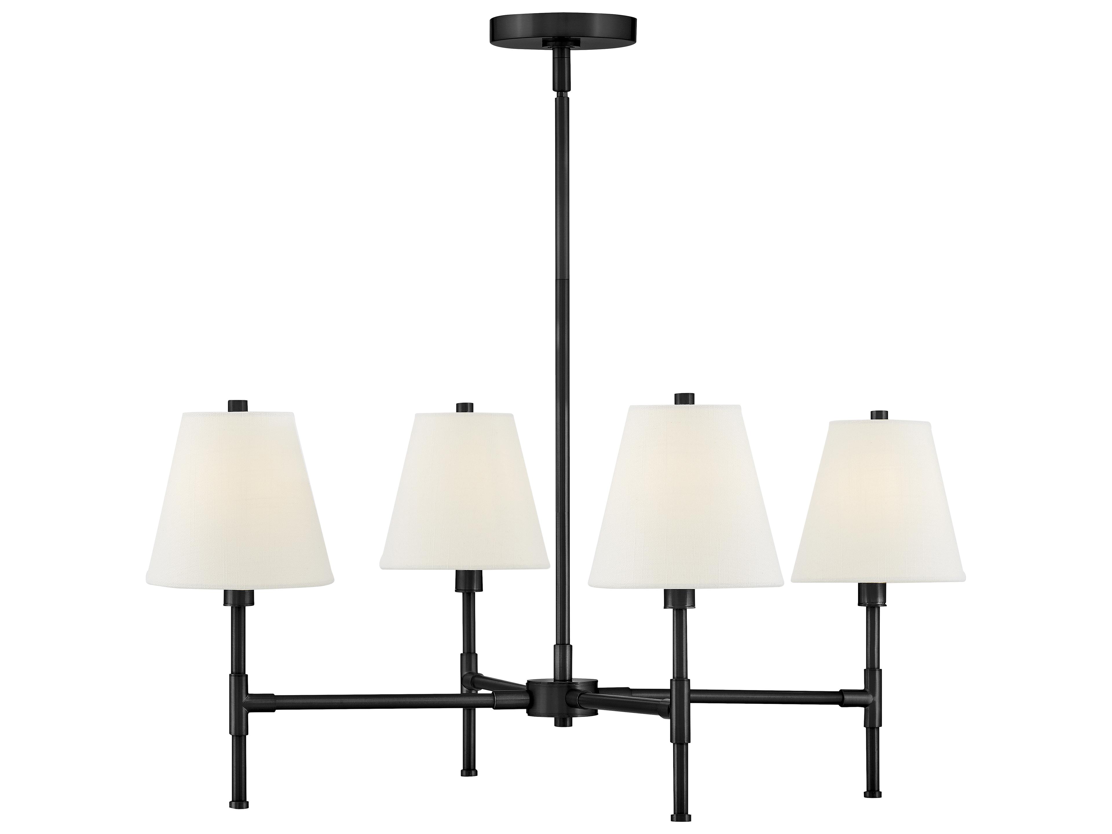 Lark Living Beale 4-Light Black Empire Chandelier