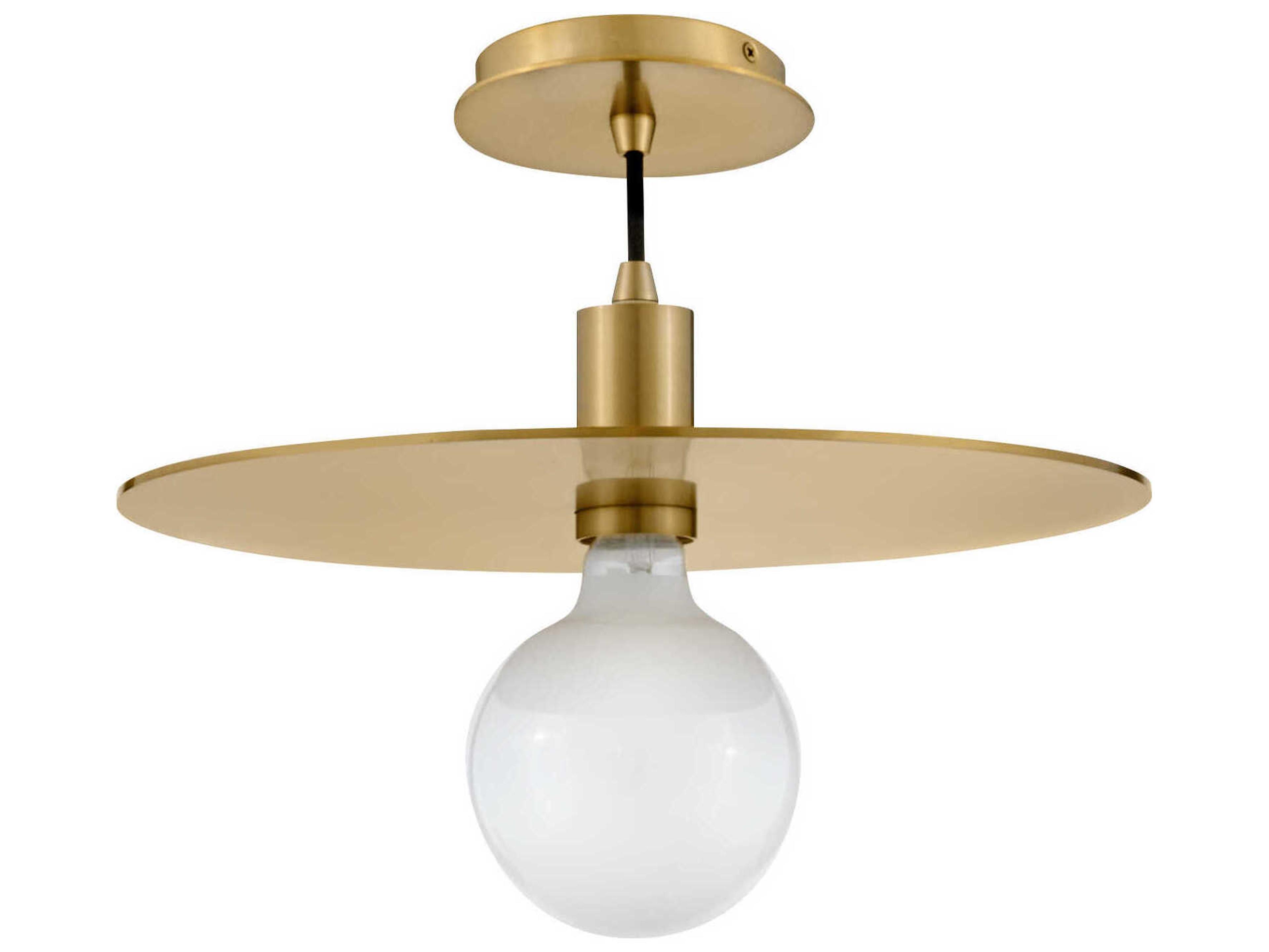 Lark Living Lulu 1-Light Lacquered Brass Pendant