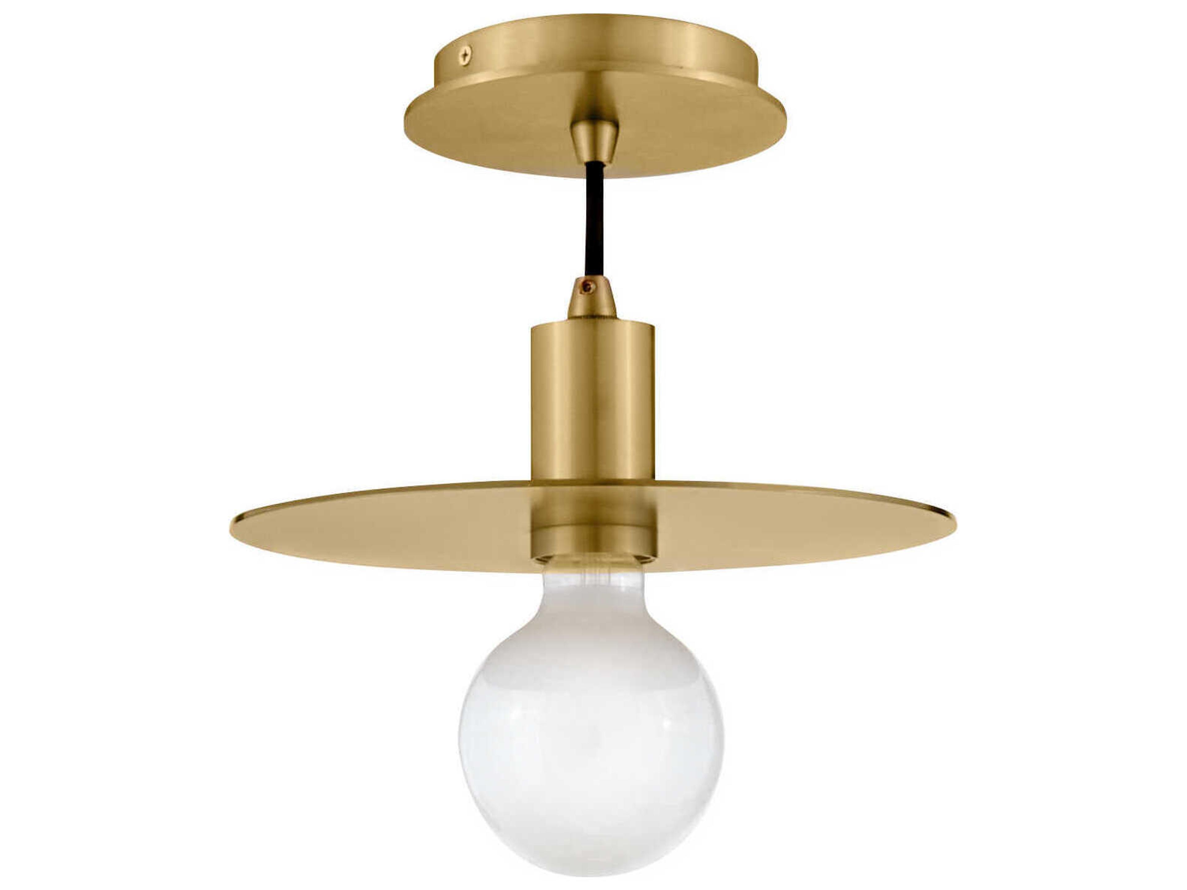 Lark Living Lulu 1-Light Lacquered Brass Mini Pendant