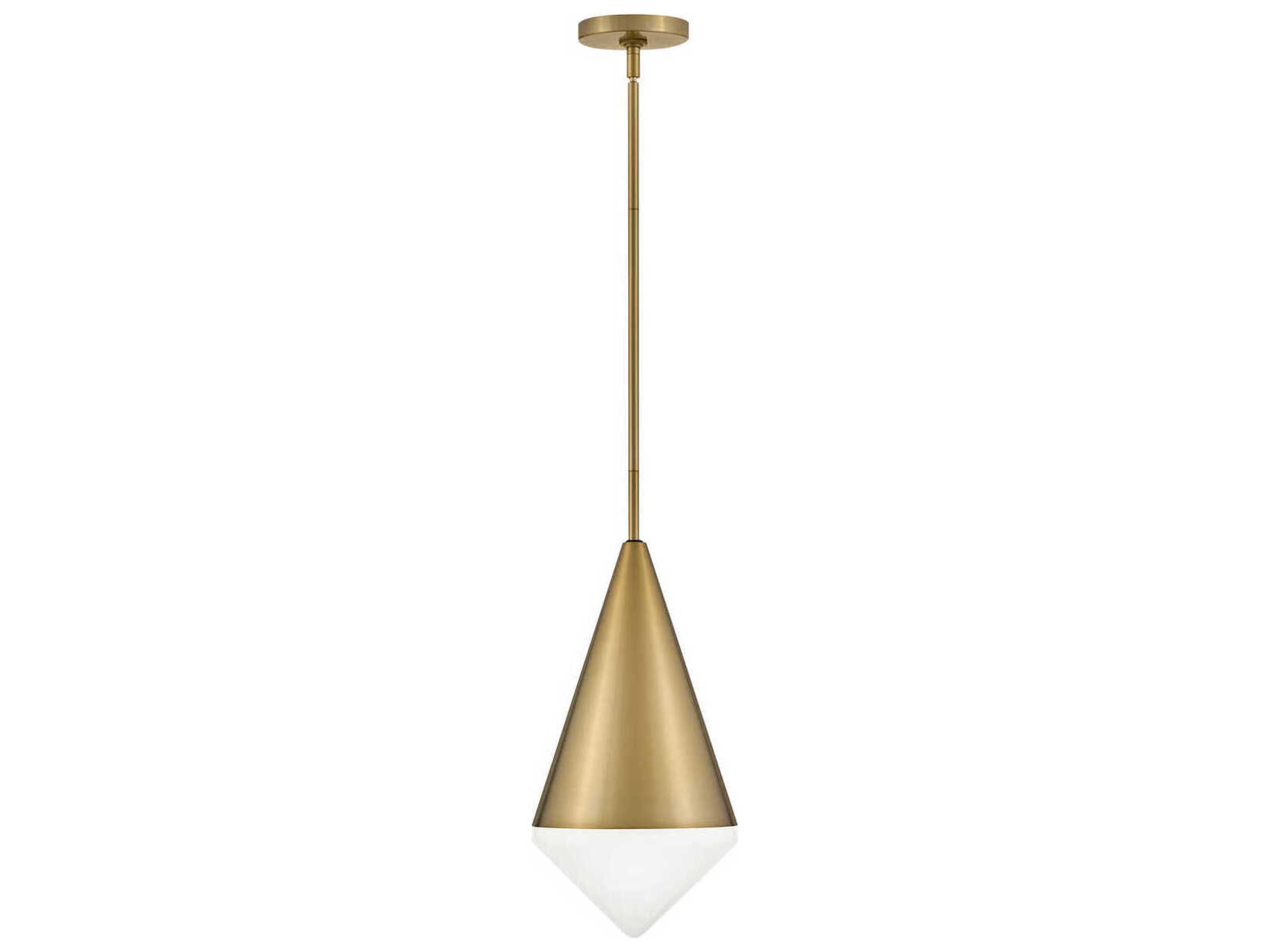 Betty 1-Light Lacquered Brass Mini Pendant