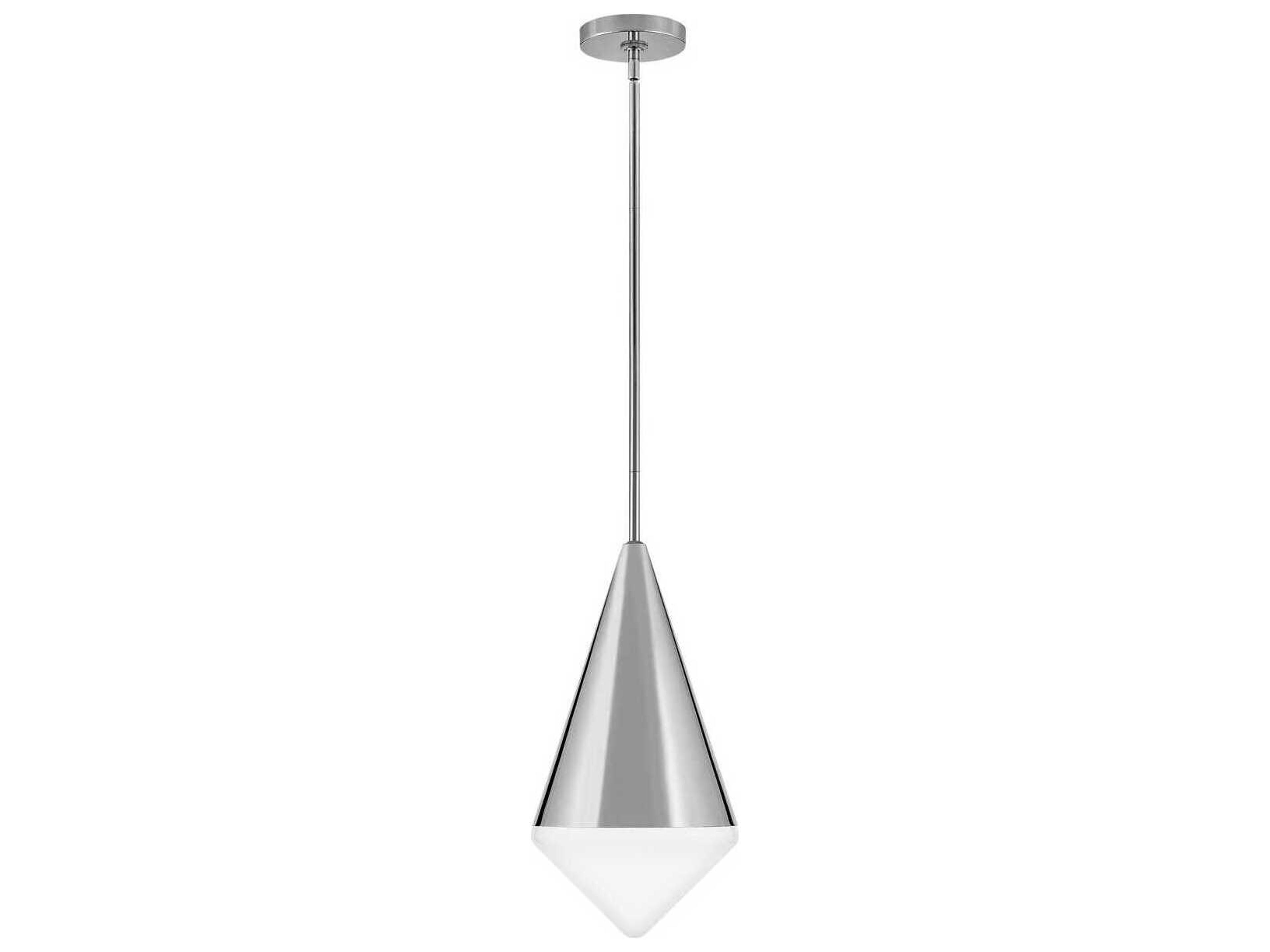 Betty 1-Light Polished Nickel Mini Pendant
